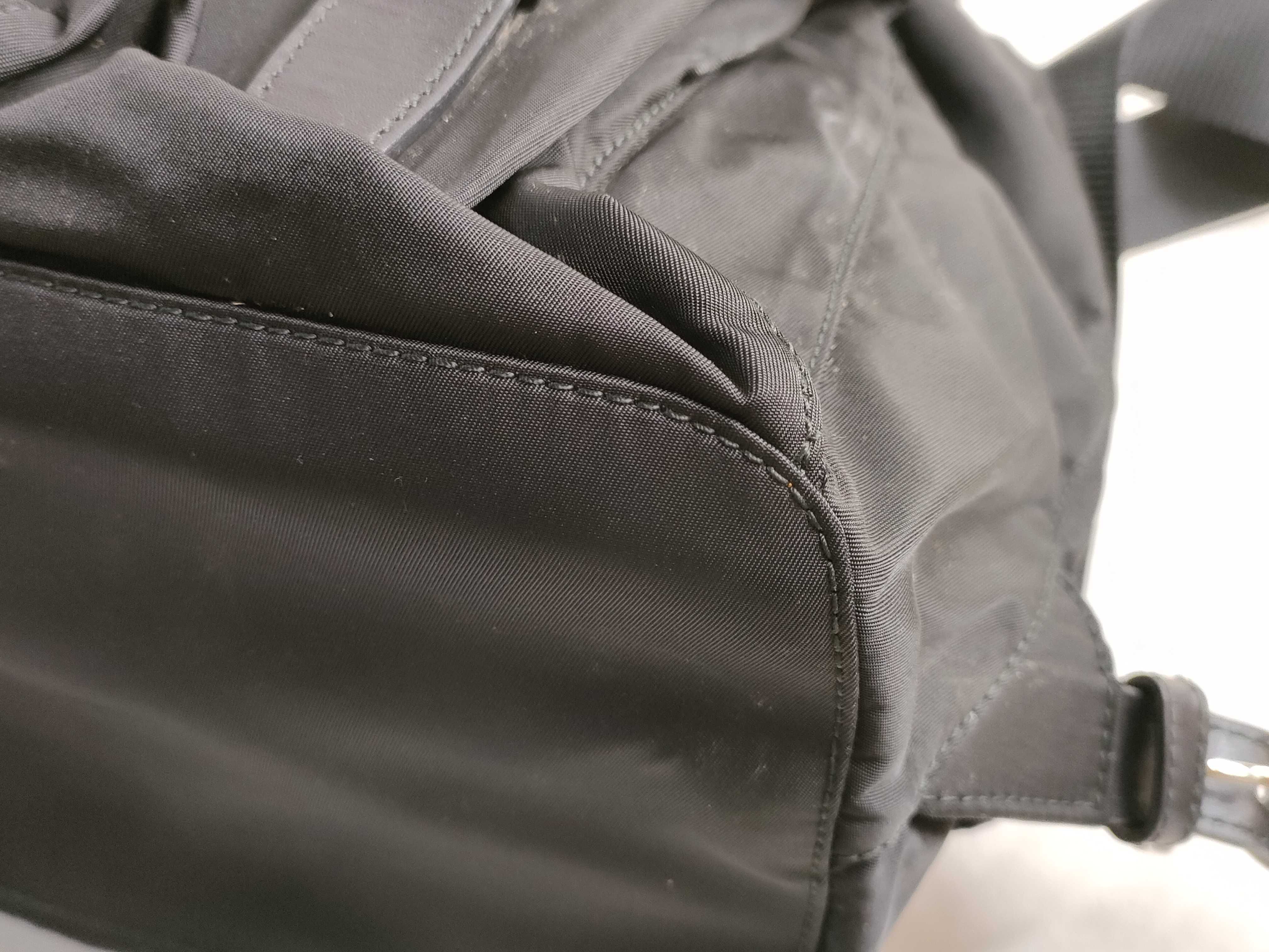 nylon backpack, black nylon backpack. — view 6