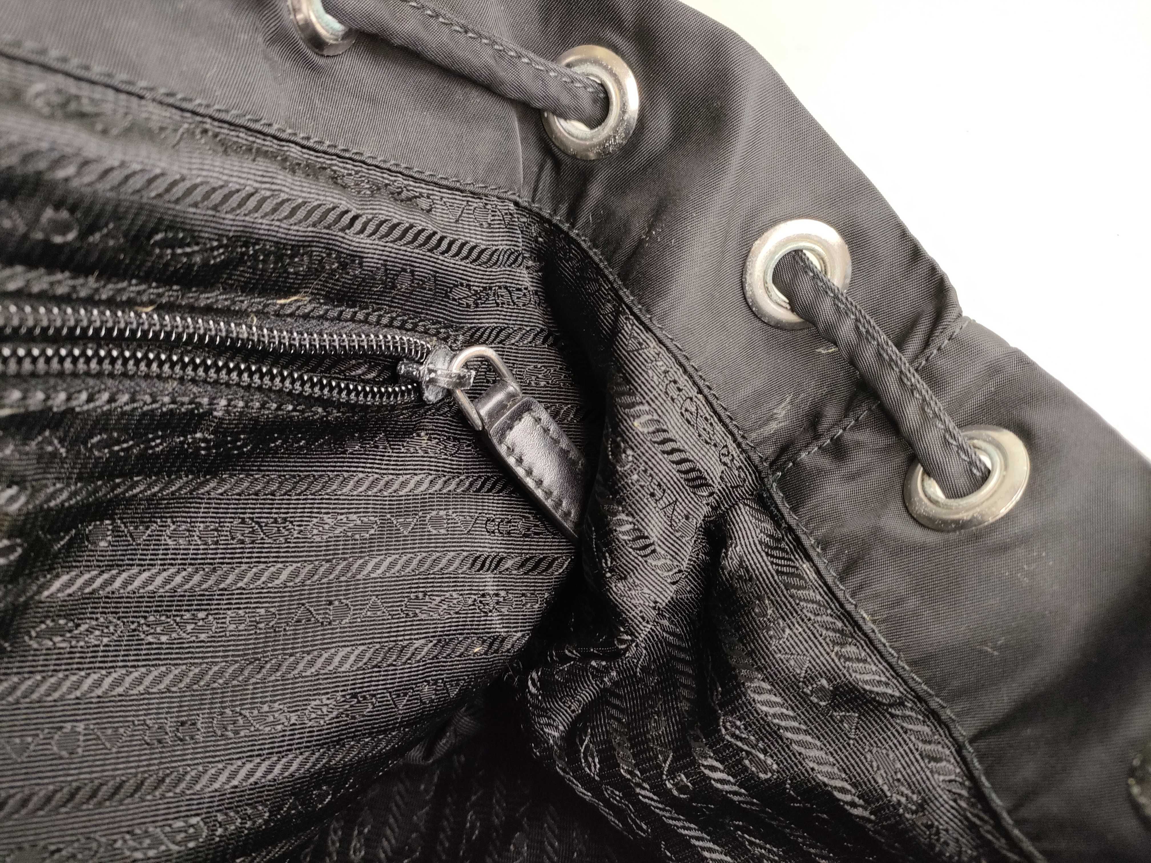 nylon backpack, black nylon backpack. — view 9
