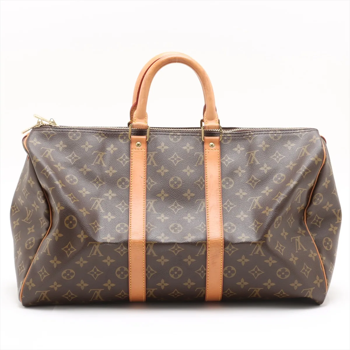 Monogram Keepall 45 M41428 SP0932 Brown Poannier screw removal — view 2