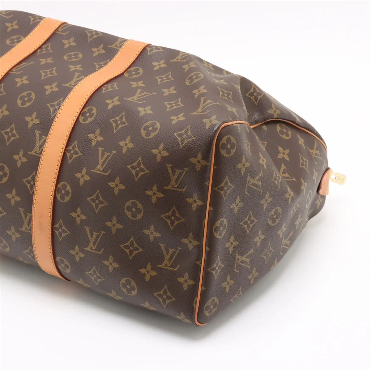 Monogram Keepall 45 M41428 SP0932 Brown Poannier screw removal — view 3