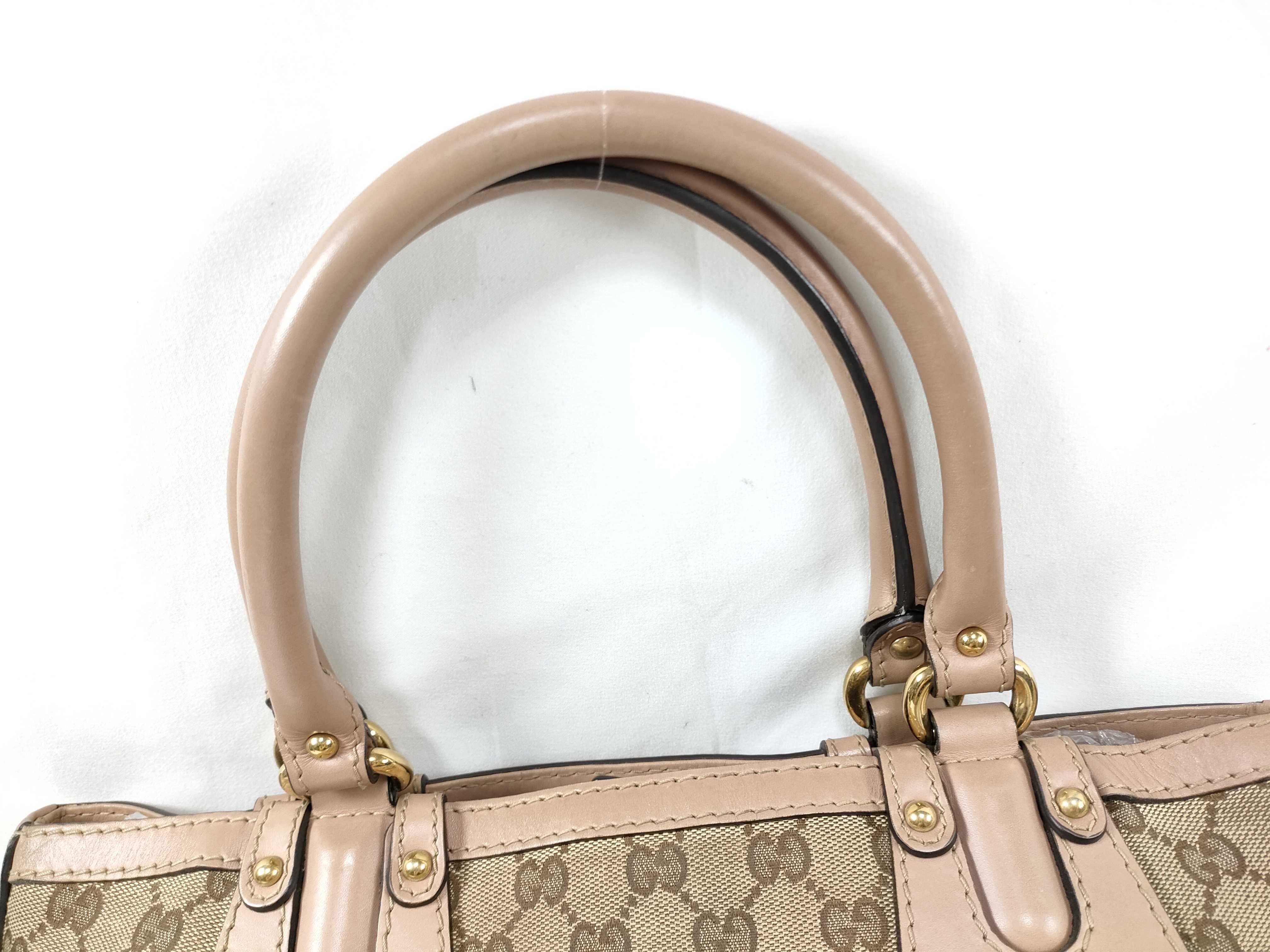 269953 GG Canvas Scarlet Handbag Pink Handbag — view 3