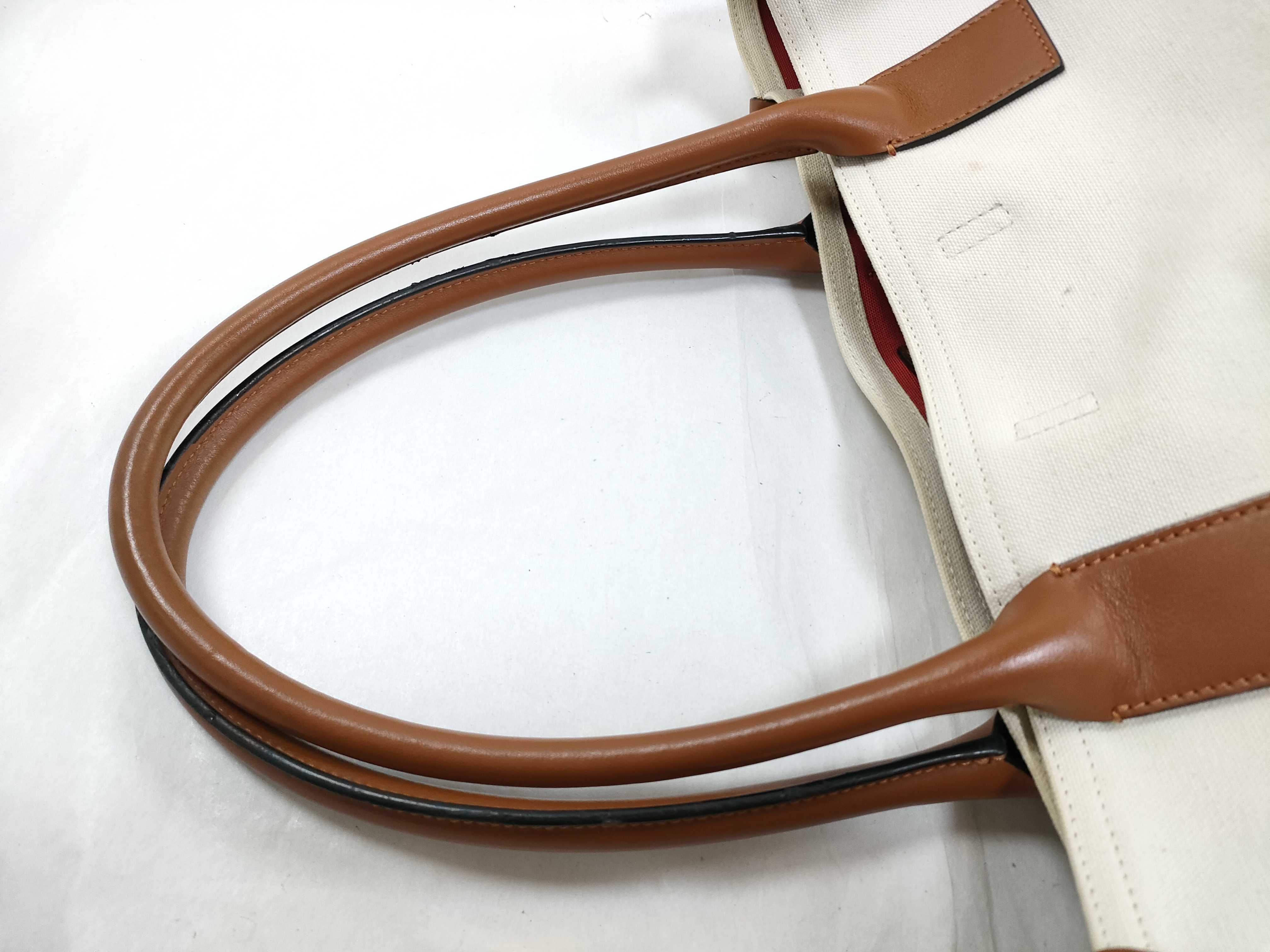 canvas tote bag, off-white tote bag — view 3