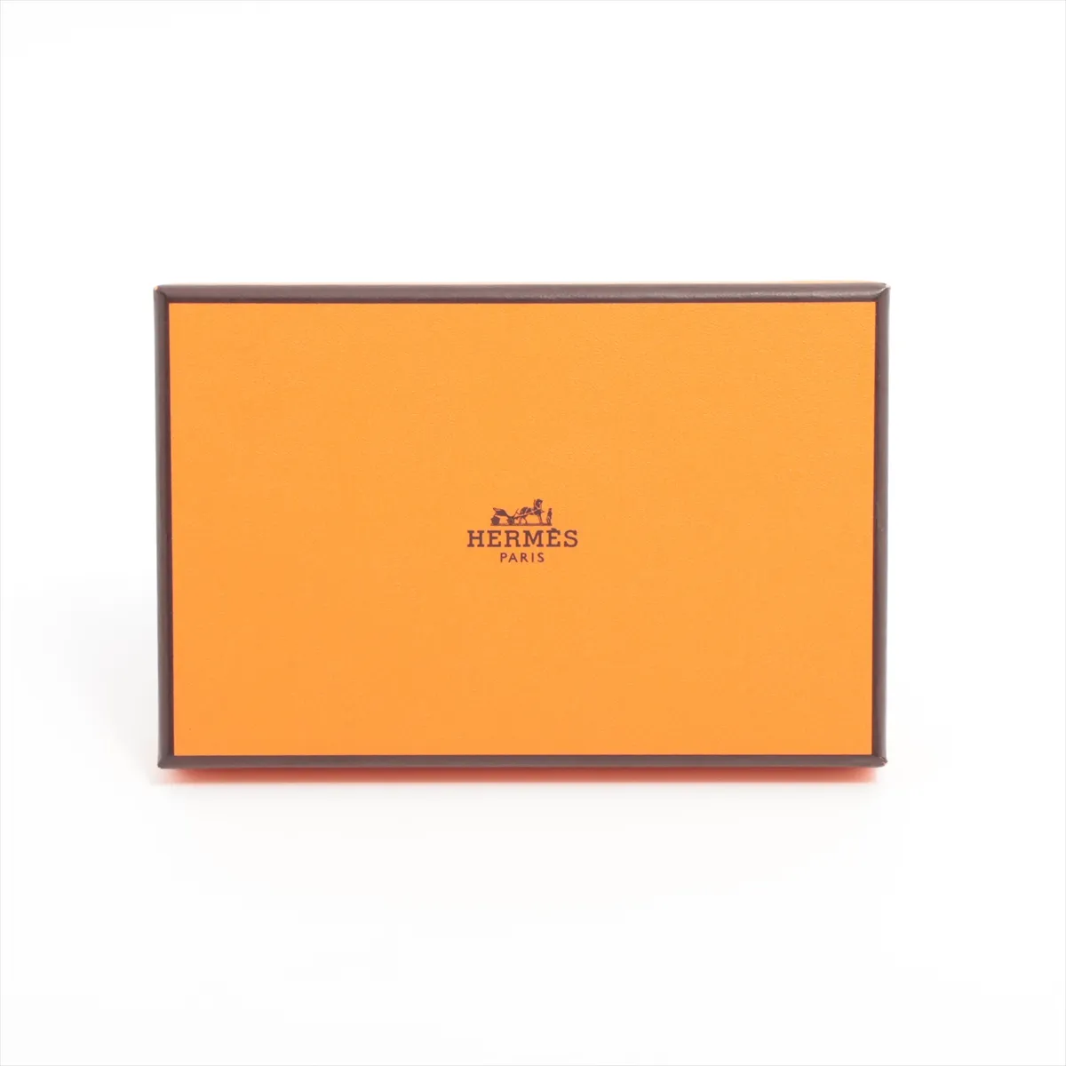 Calvi Duo Chevre Misor Coin Case Brown Silver Hardware B:2023 — view 7