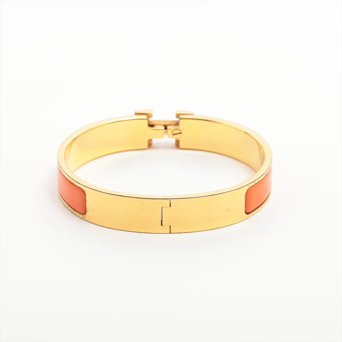 Click H Fan Bangle GP x Enamel Gold — view 2