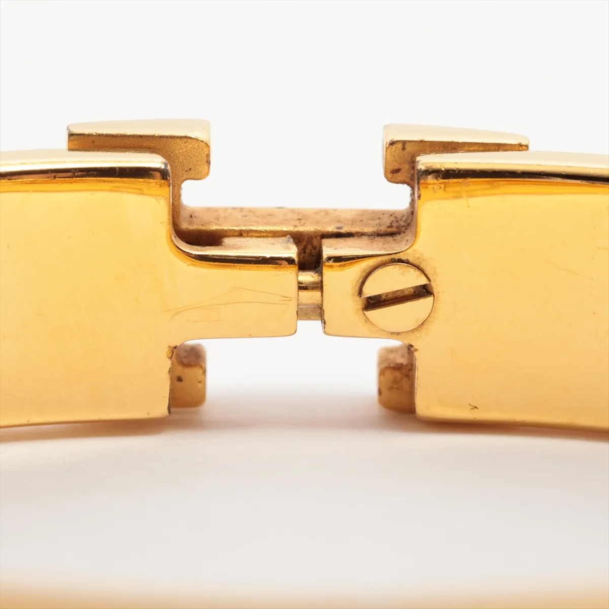 Click H Fan Bangle GP x Enamel Gold — view 4