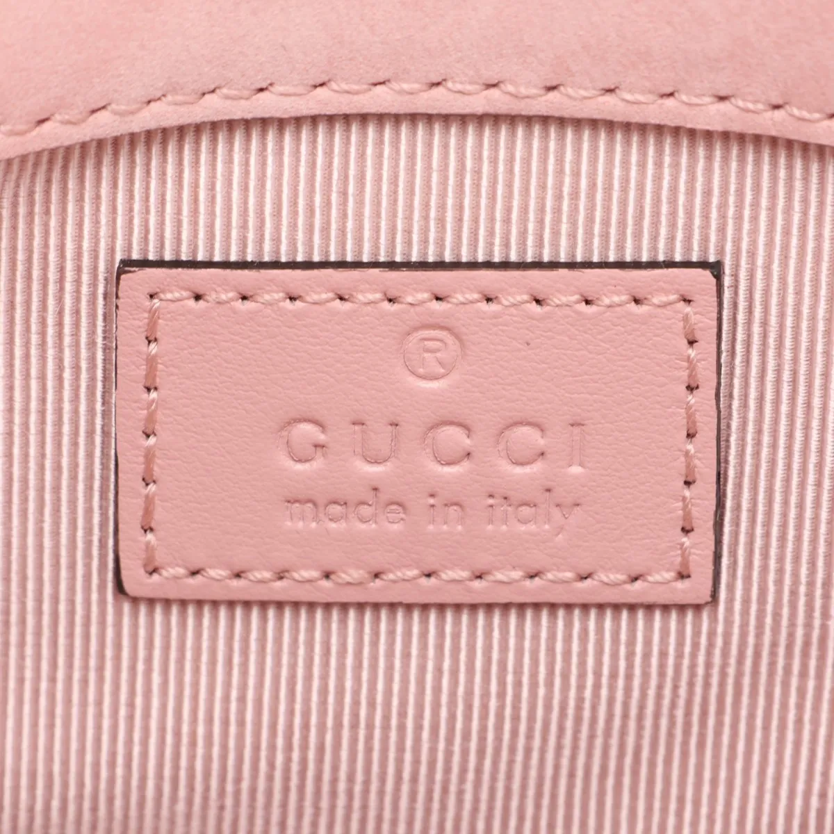 GG Marmont Suede x Crystal Chain Shoulder Bag, Pink, 841290 — view 7