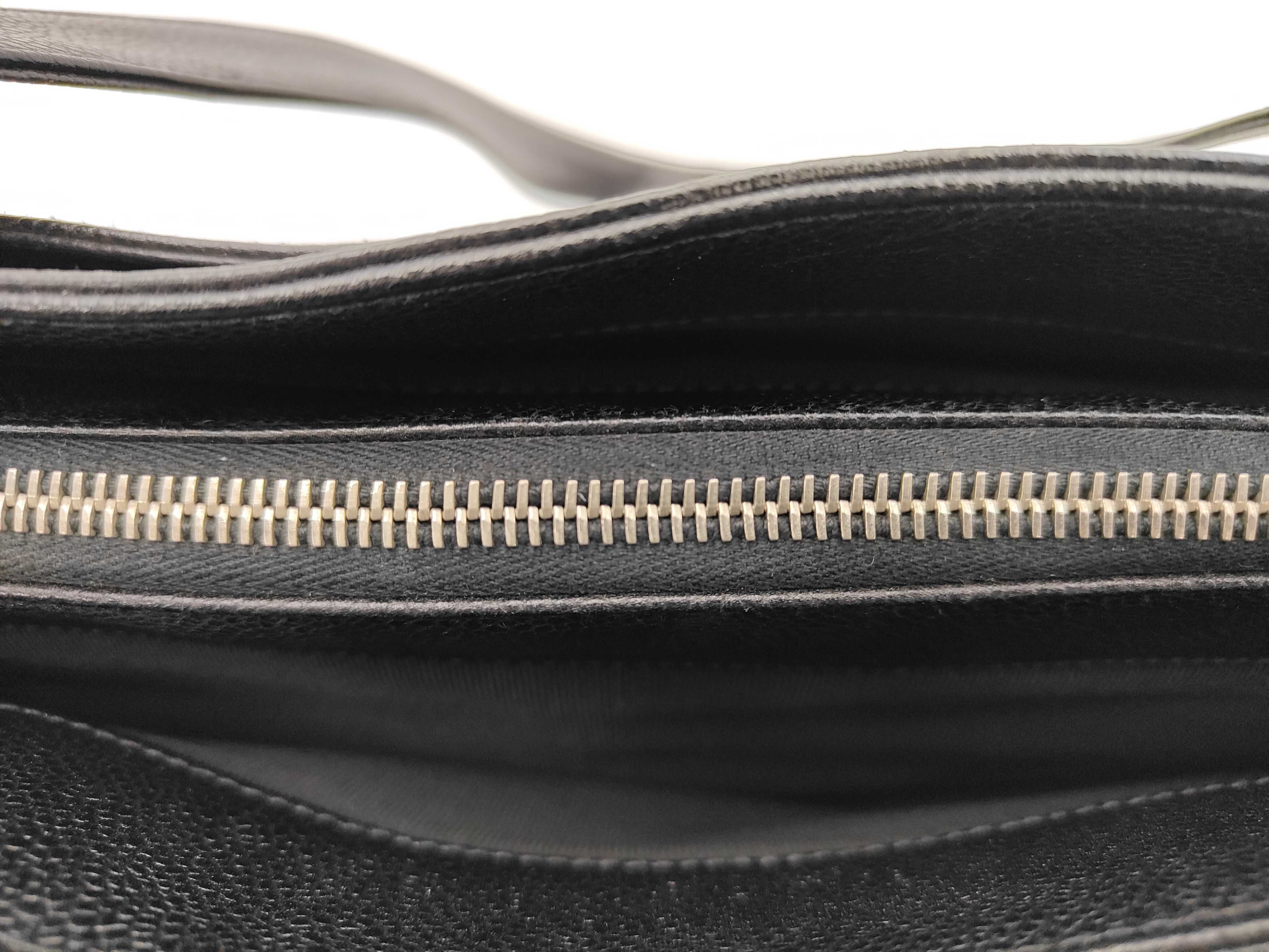 Caviar Skin Tote Bag, Black — view 7