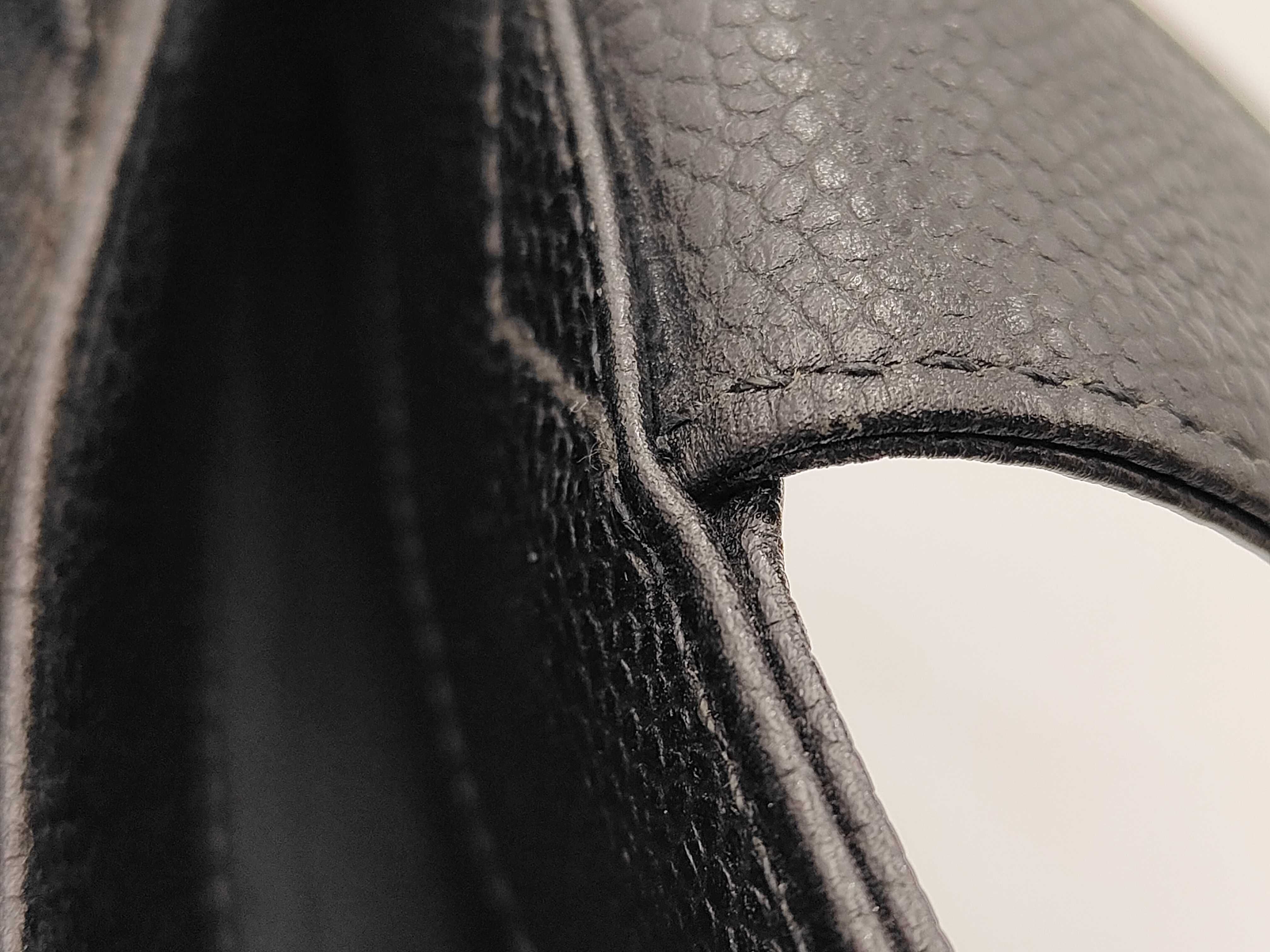 Caviar Skin Tote Bag, Black — view 8