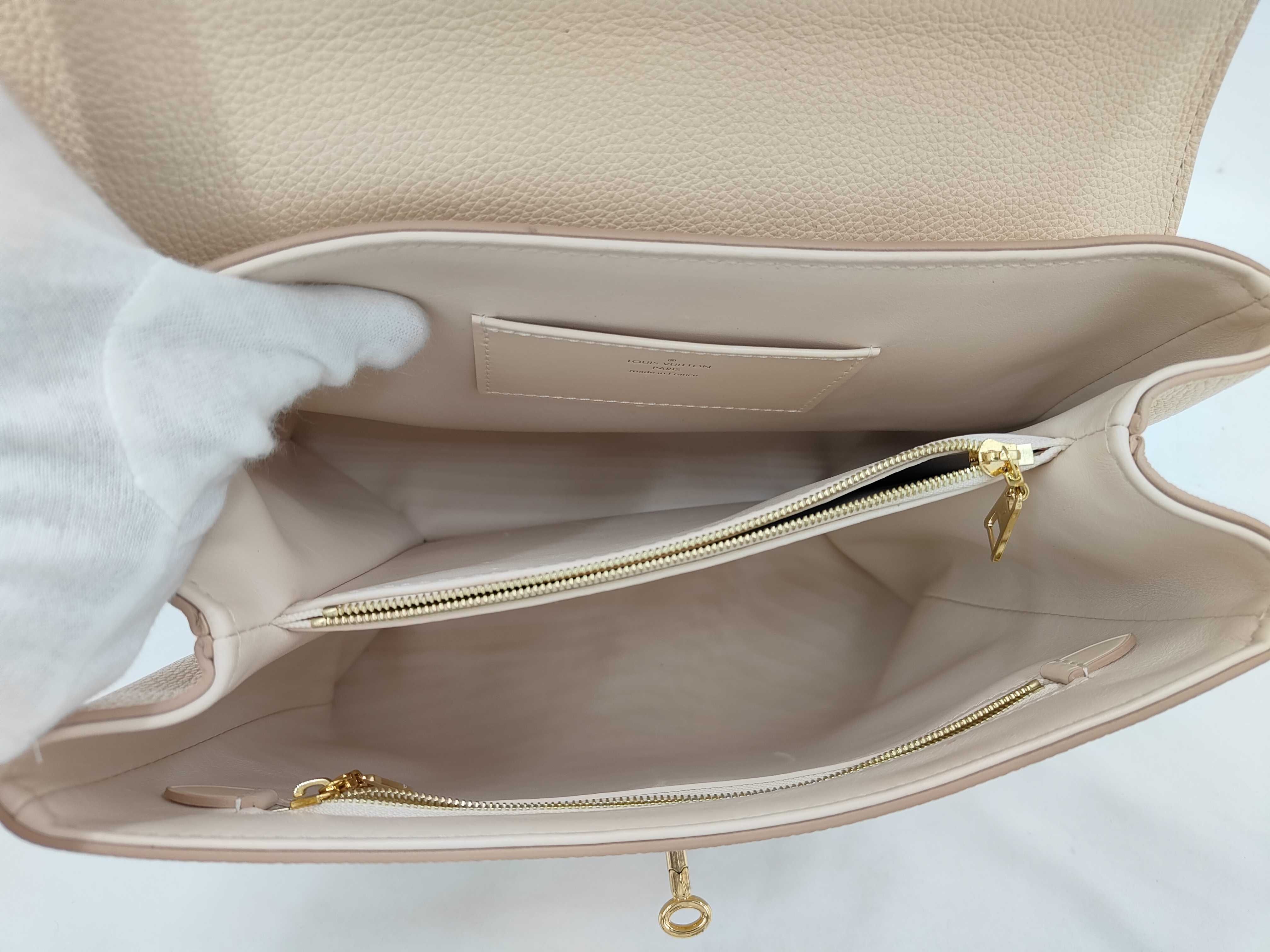 LV Logo Rose des Vins PM M53822 Beige Bag with Mirror — view 11