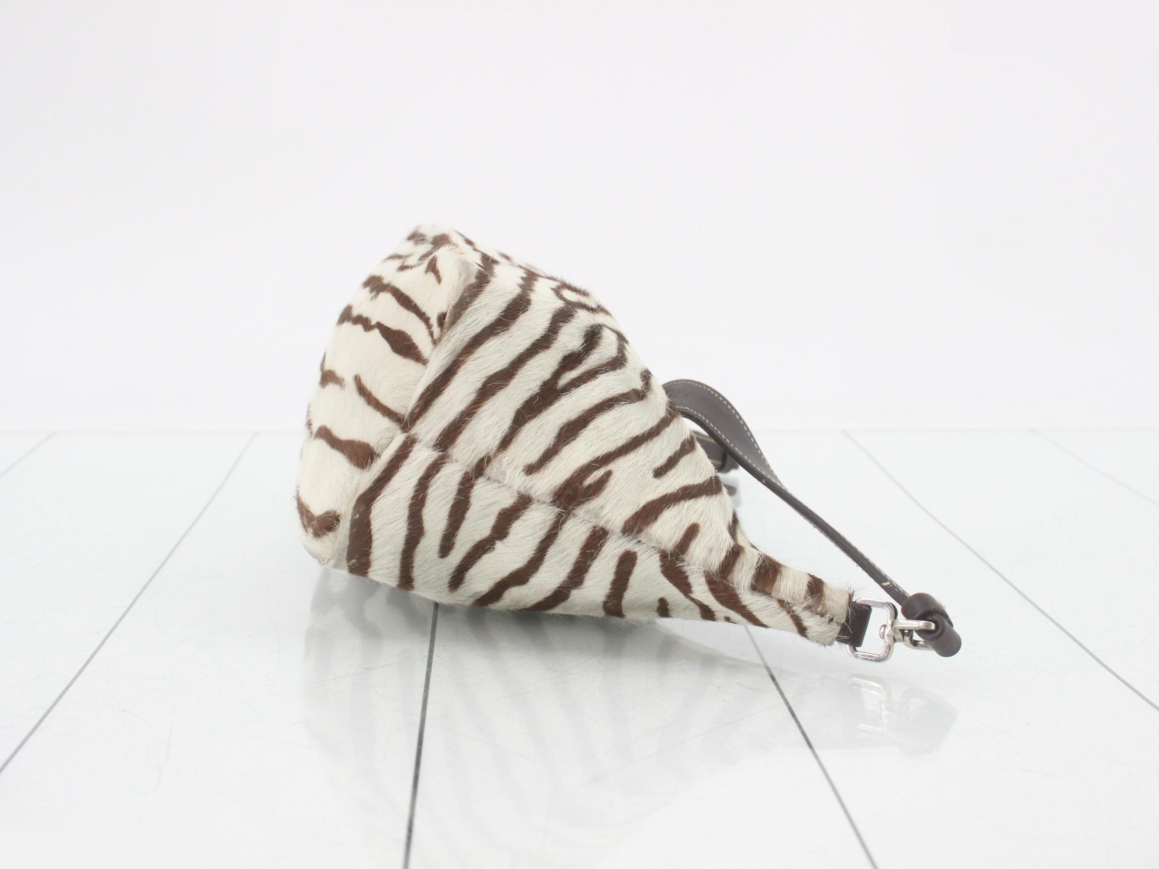 Other lines: Bags & Handbags, Calf Hair, Zebra Pattern, Brown — view 3
