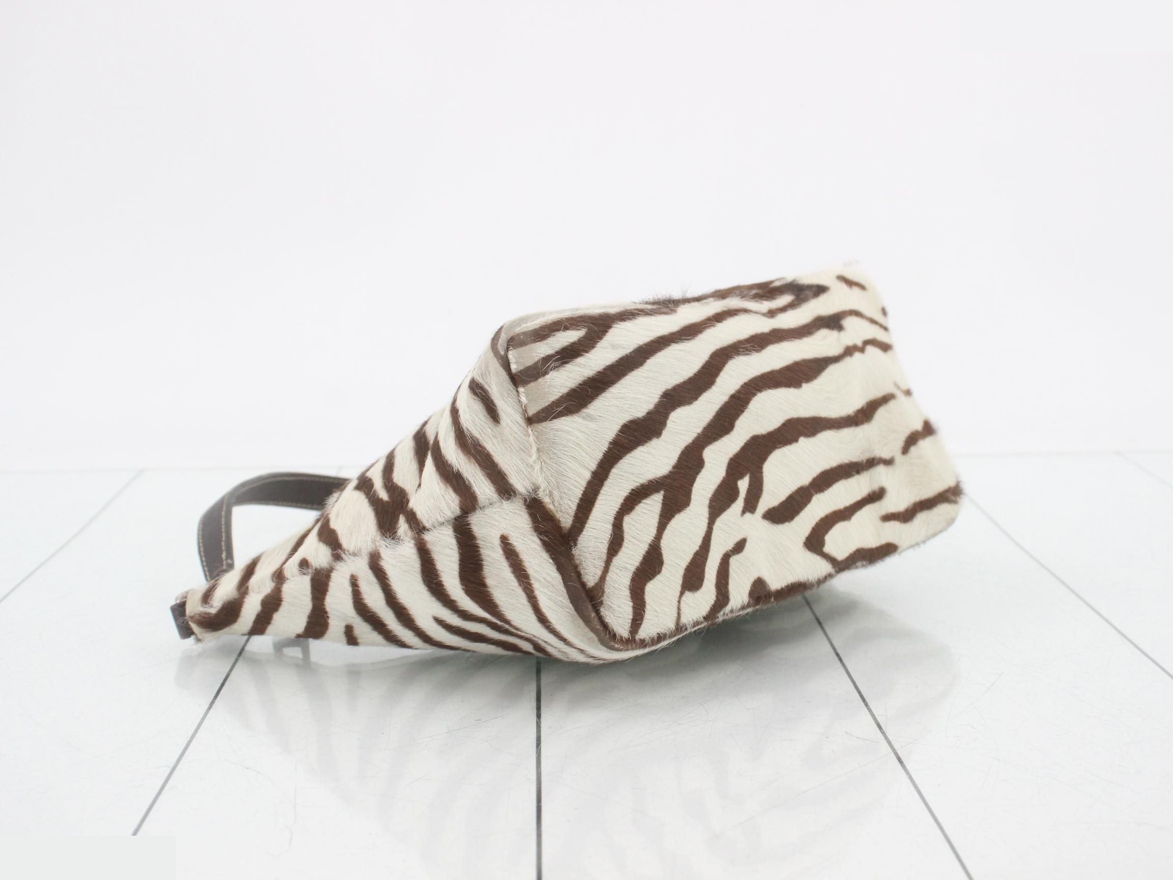 Other lines: Bags & Handbags, Calf Hair, Zebra Pattern, Brown — view 5