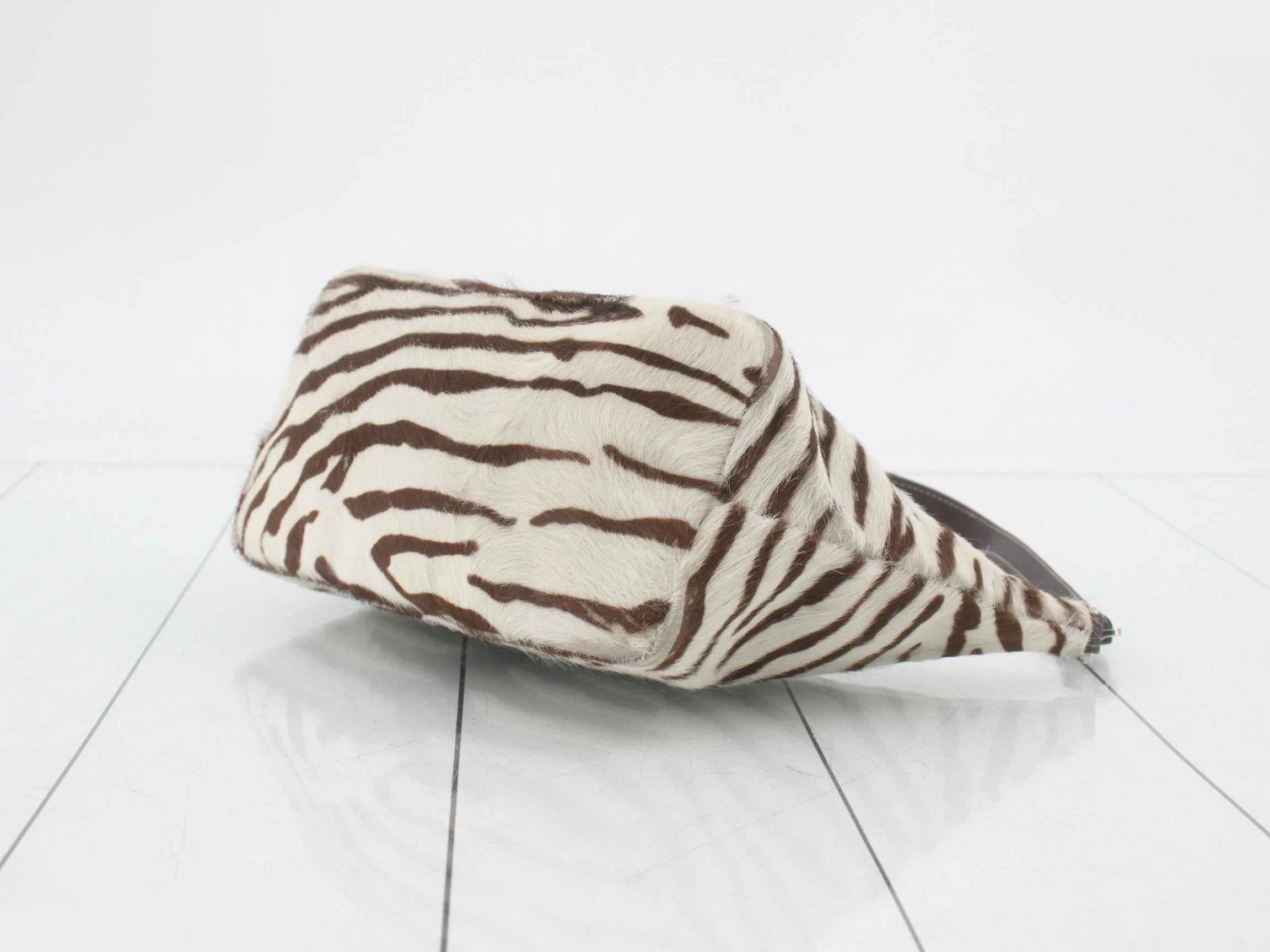 Other lines: Bags & Handbags, Calf Hair, Zebra Pattern, Brown — view 6