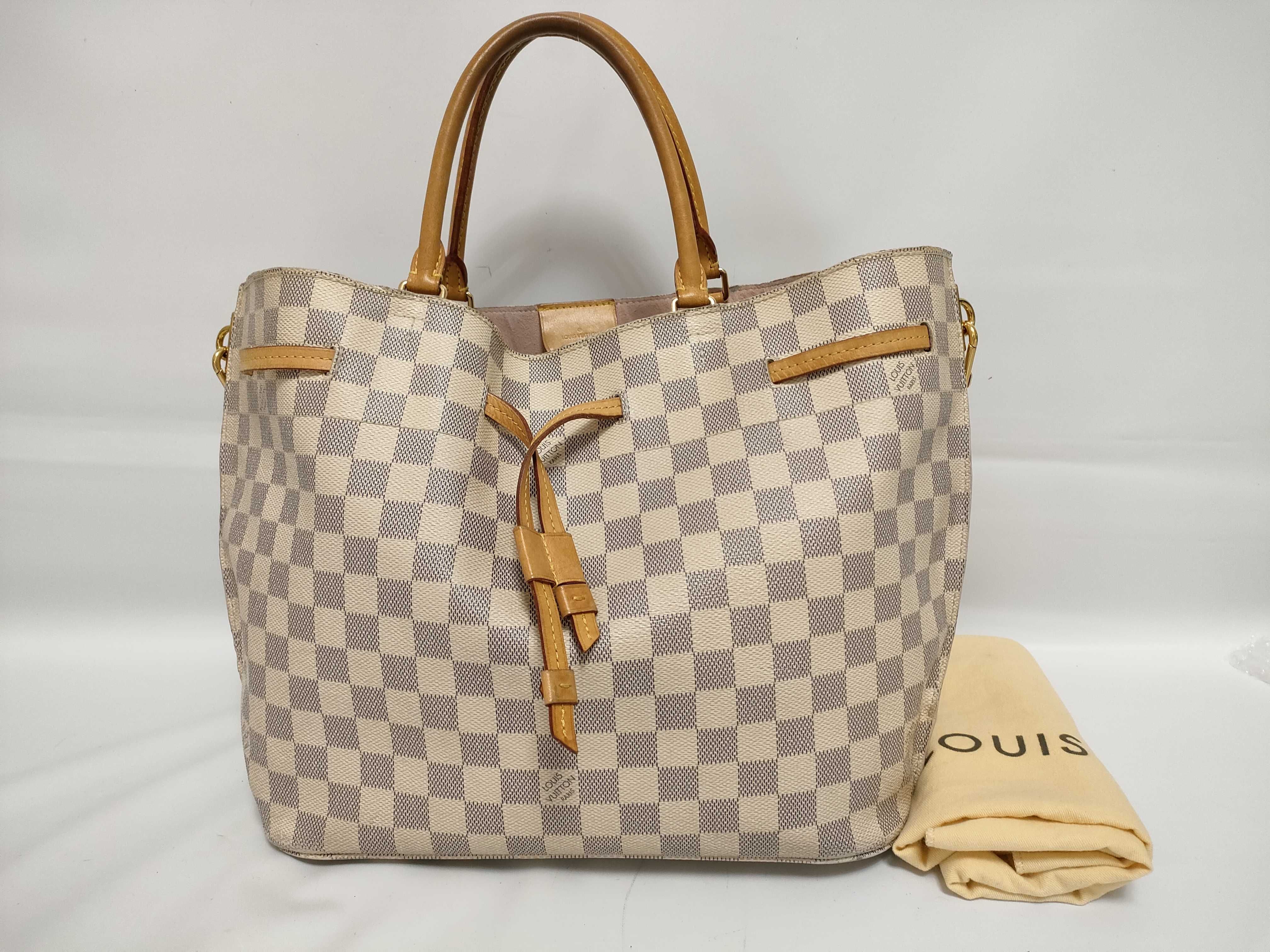 Damier Azur Girolata 2-Way Tote Shoulder Bag