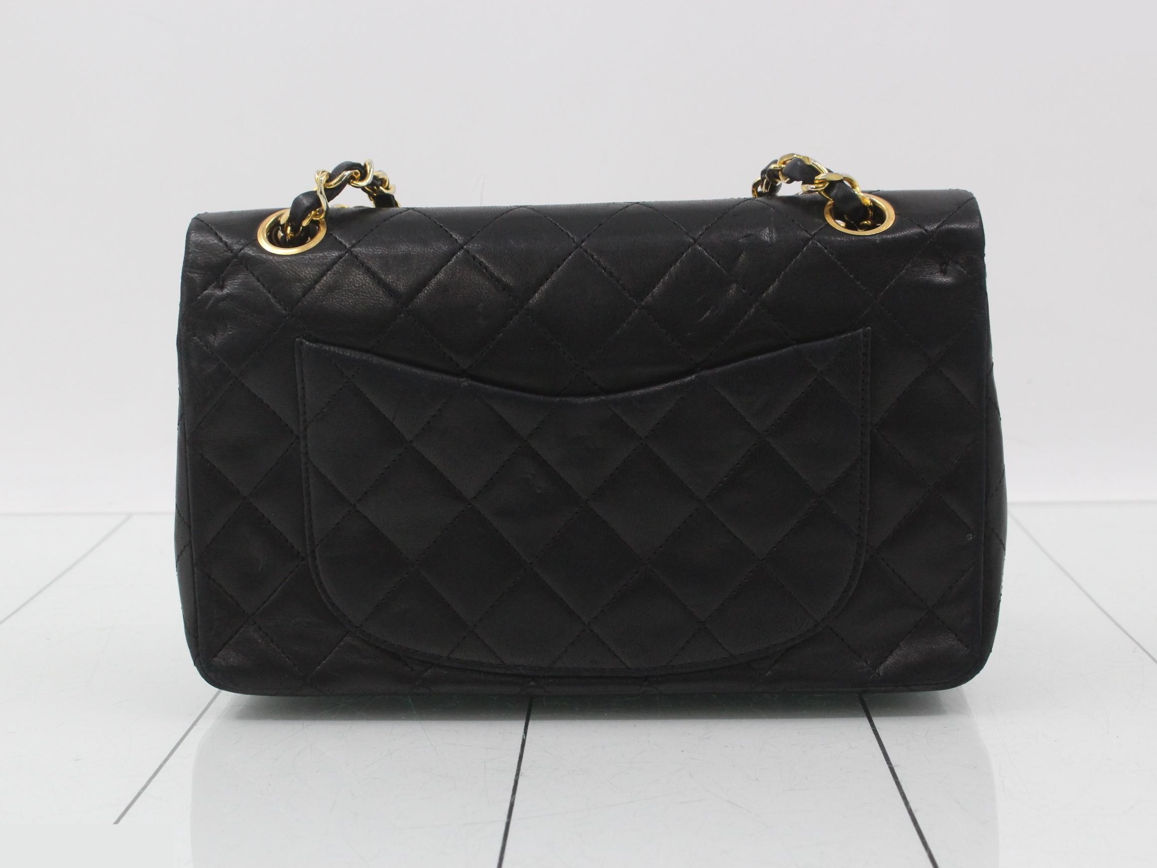 Matelassé (Bag) - Chain Shoulder Bag, Turnlock, Black — view 2