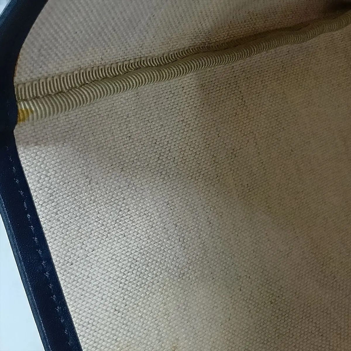 GG Supreme PVC x Leather Tote Bag, Beige x Navy, 211134 — view 10