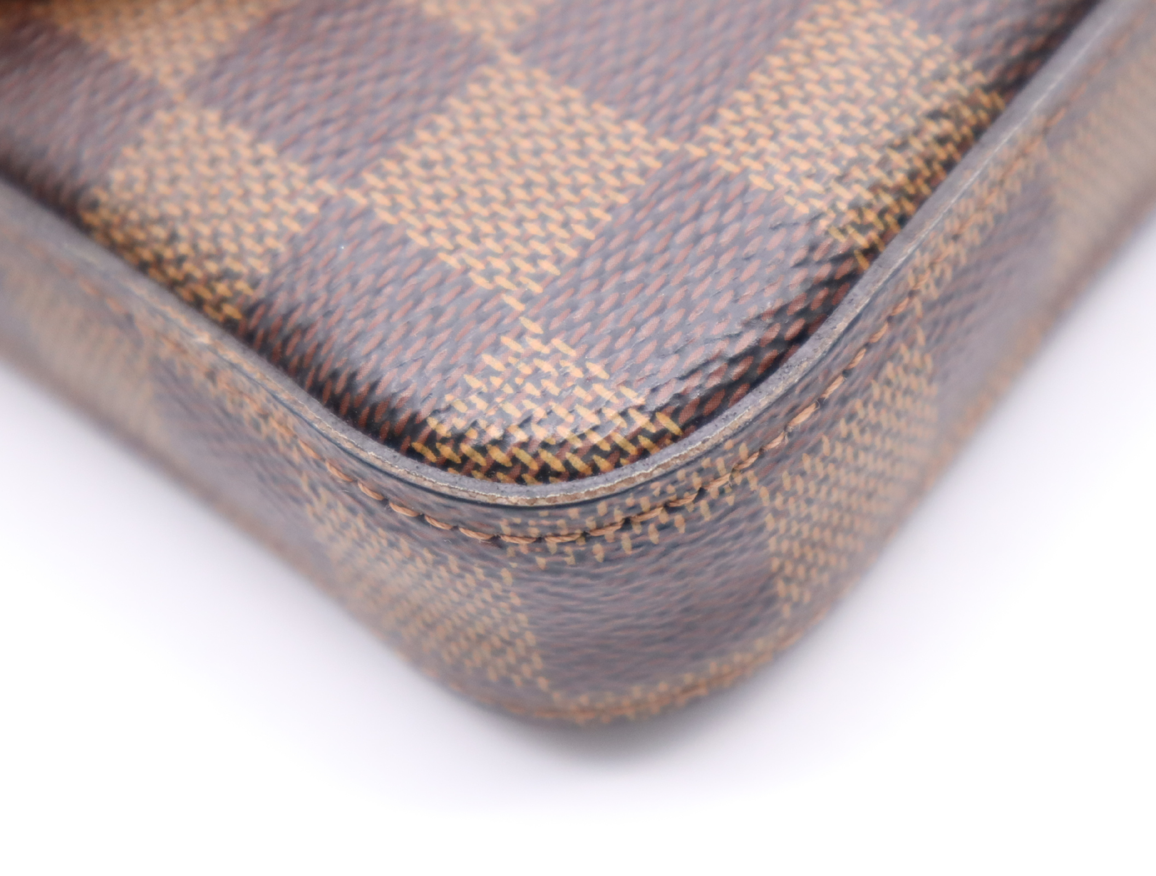 N63032 Damier Pochette Felicie Shoulder Bag with Shoulder Strap — view 6
