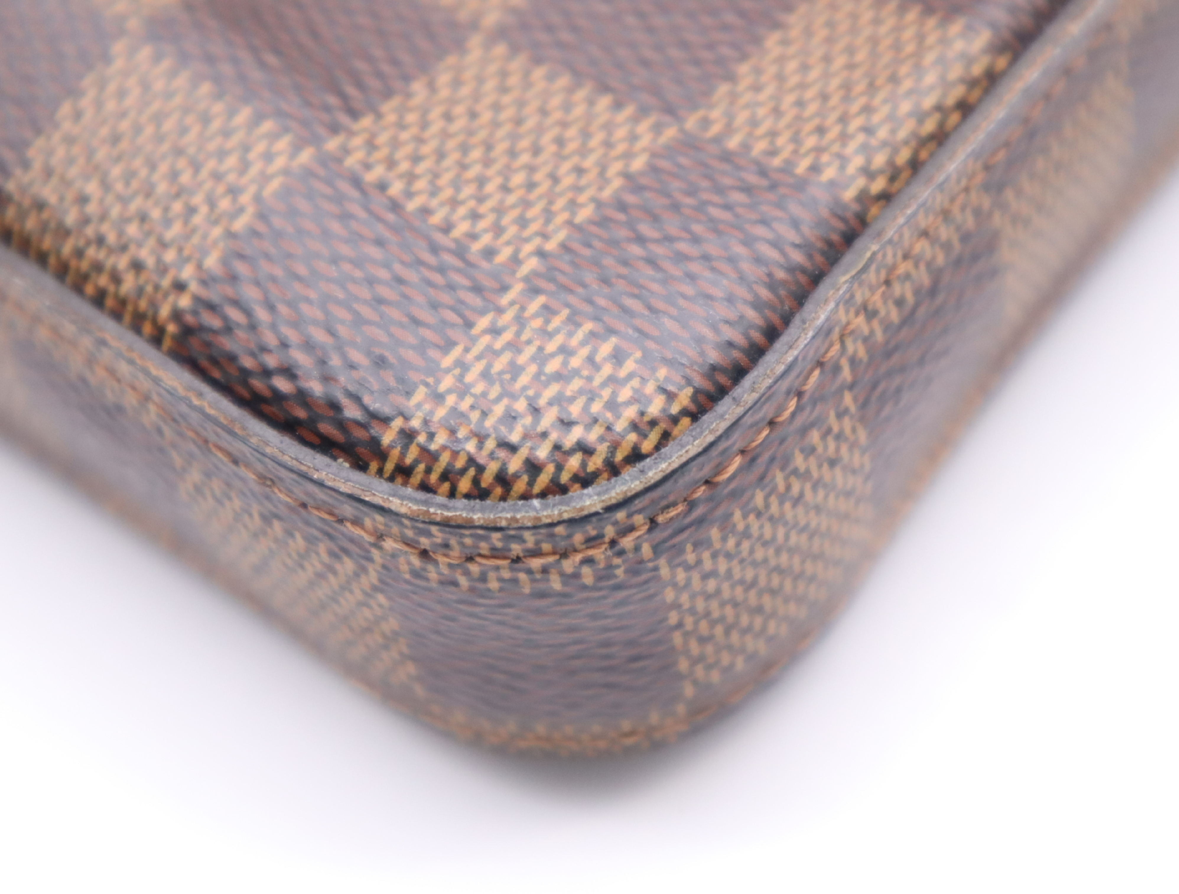 N63032 Damier Pochette Felicie Shoulder Bag with Shoulder Strap — view 7
