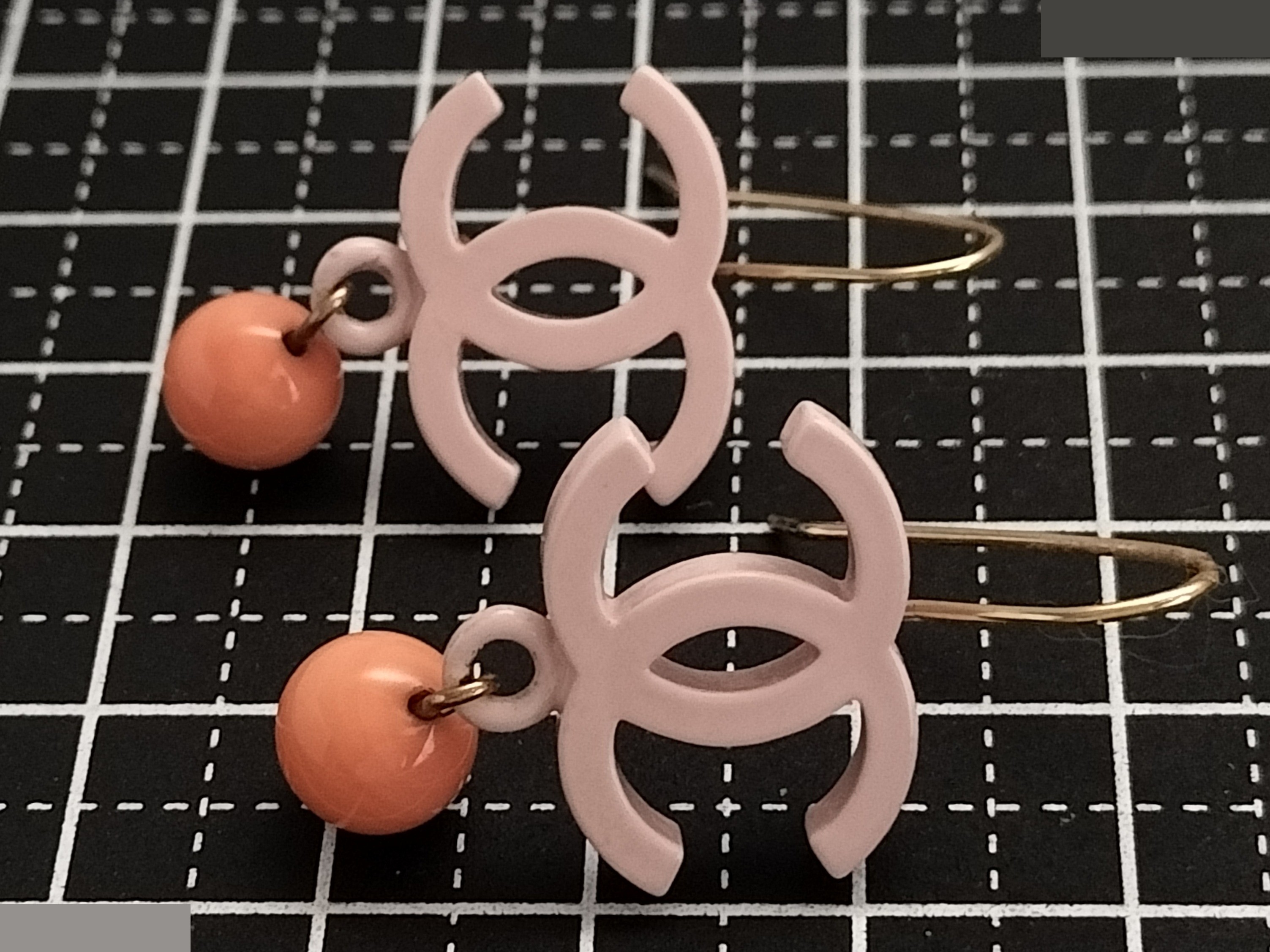 Coco Pink Hoop Earrings — view 6