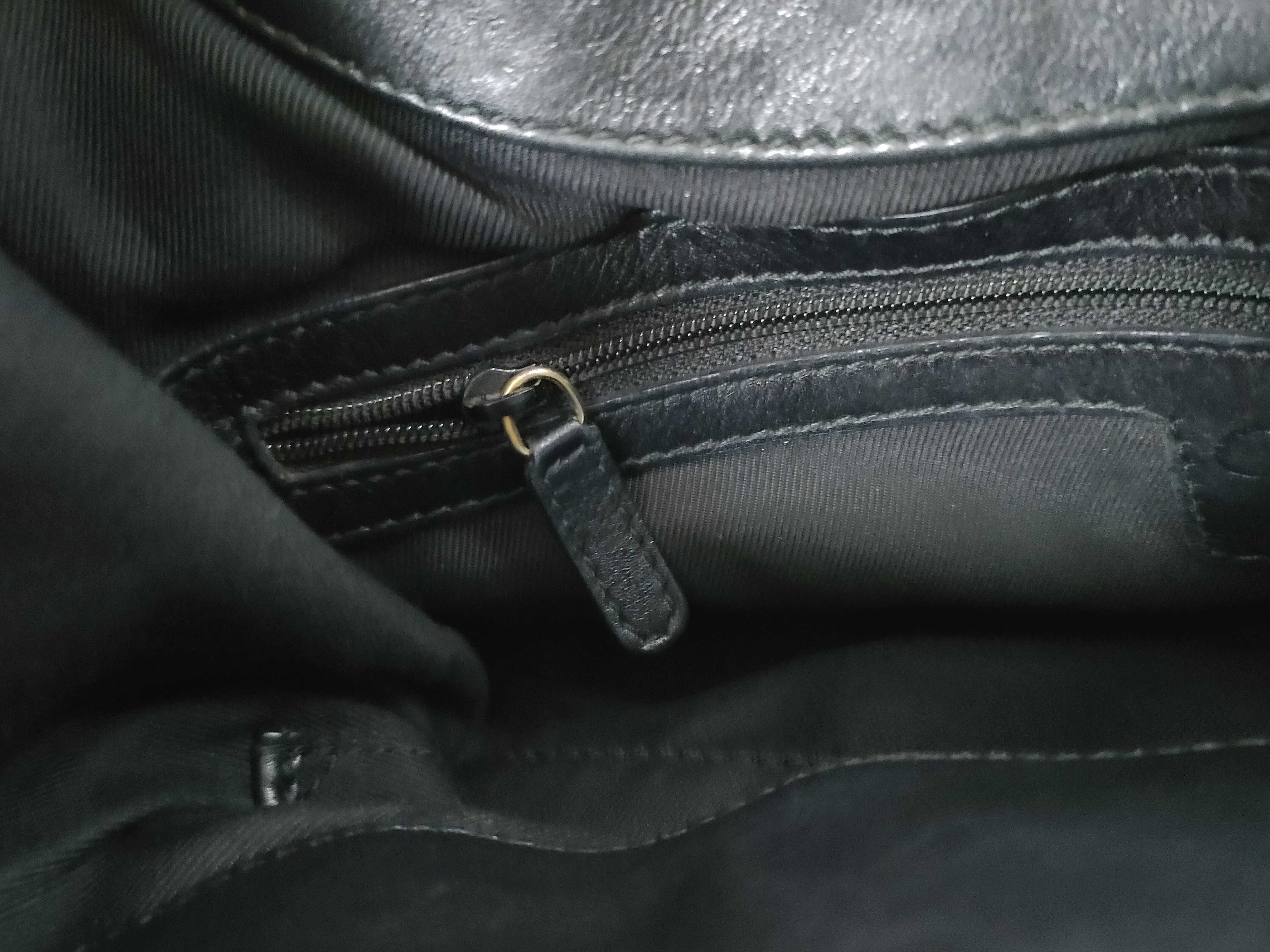 Chandra Calf Leather Black Handbag — view 11