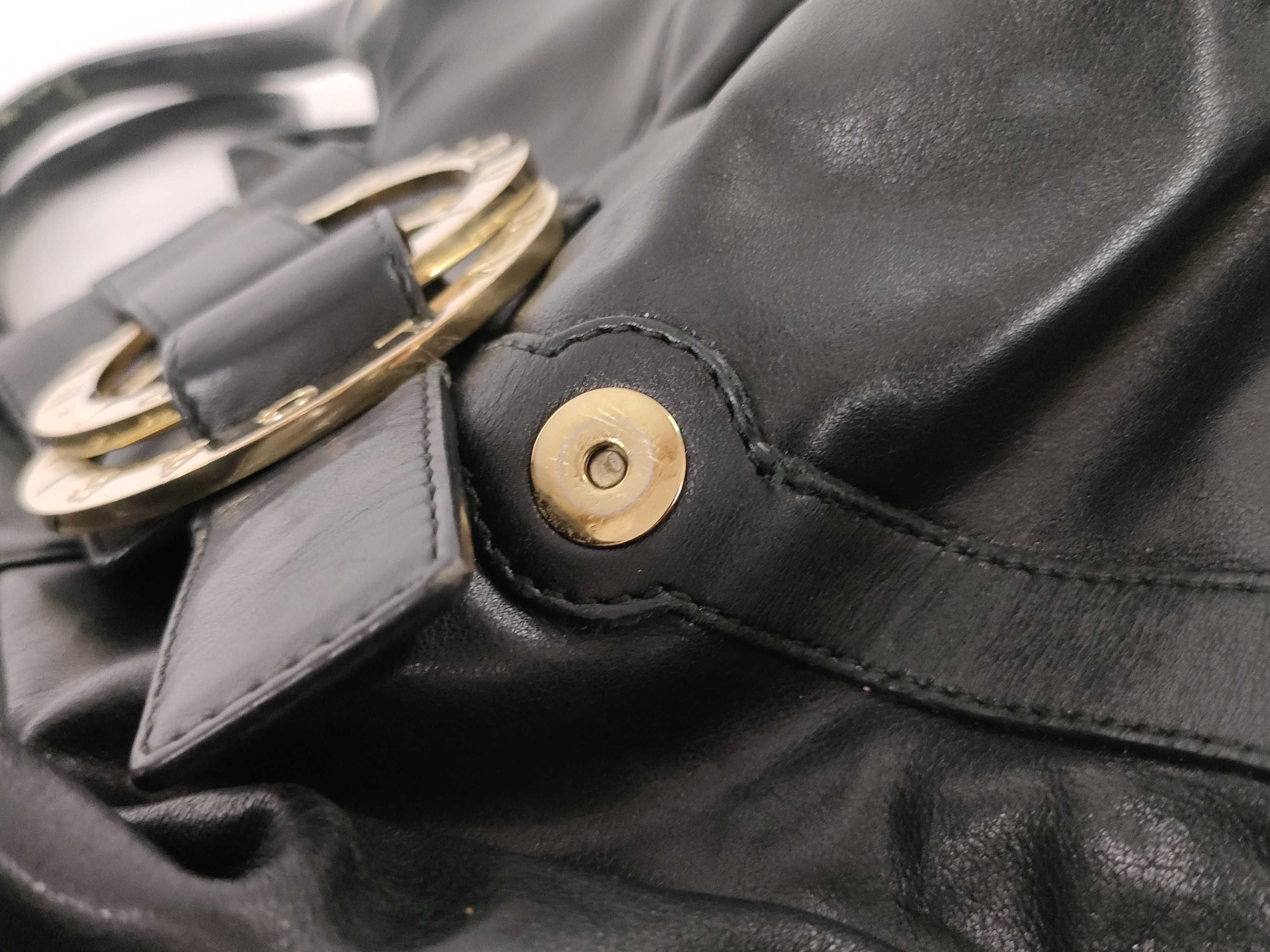 Chandra Calf Leather Black Handbag — view 13