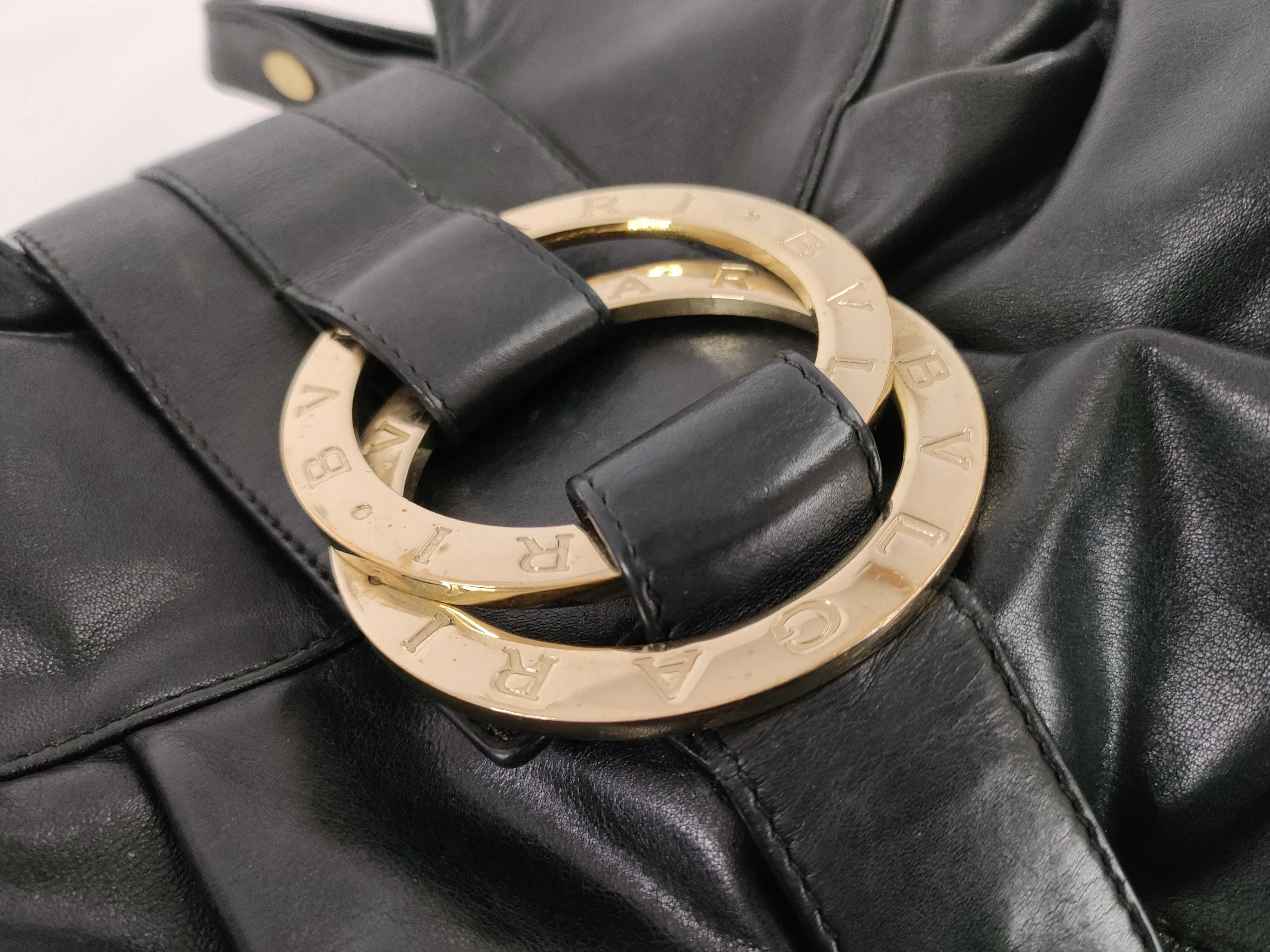 Chandra Calf Leather Black Handbag — view 14