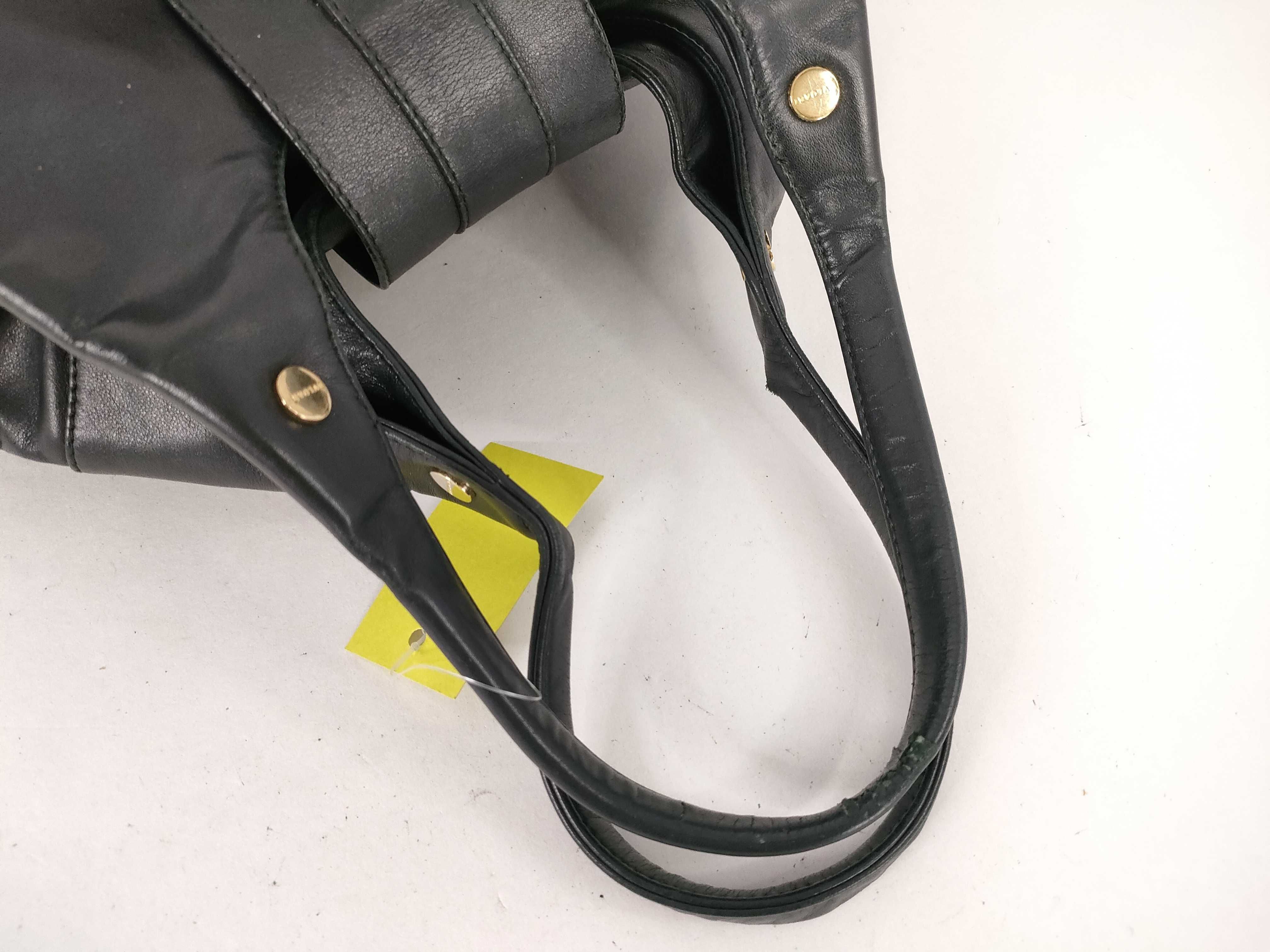Chandra Calf Leather Black Handbag — view 3
