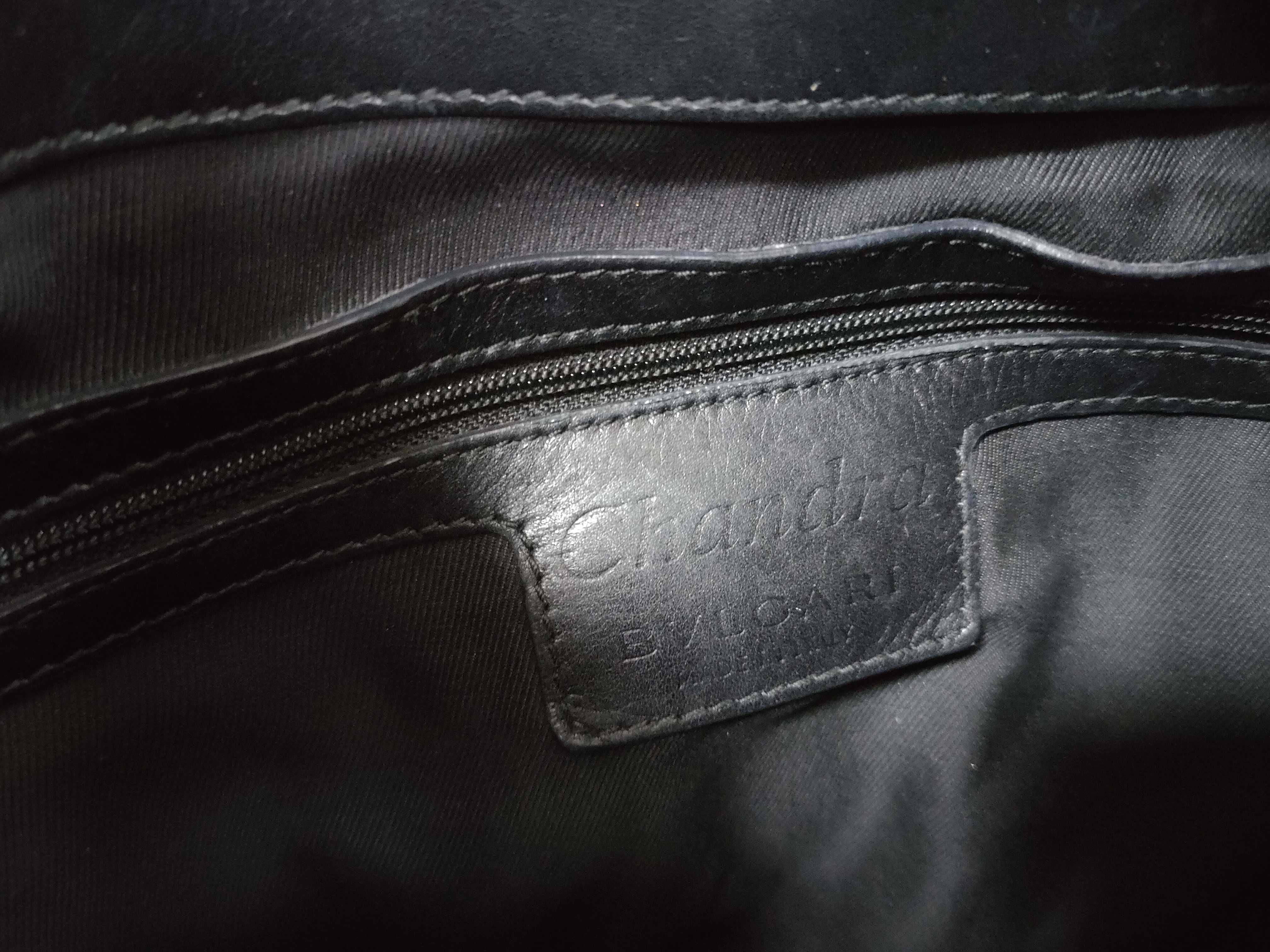 Chandra Calf Leather Black Handbag — view 9
