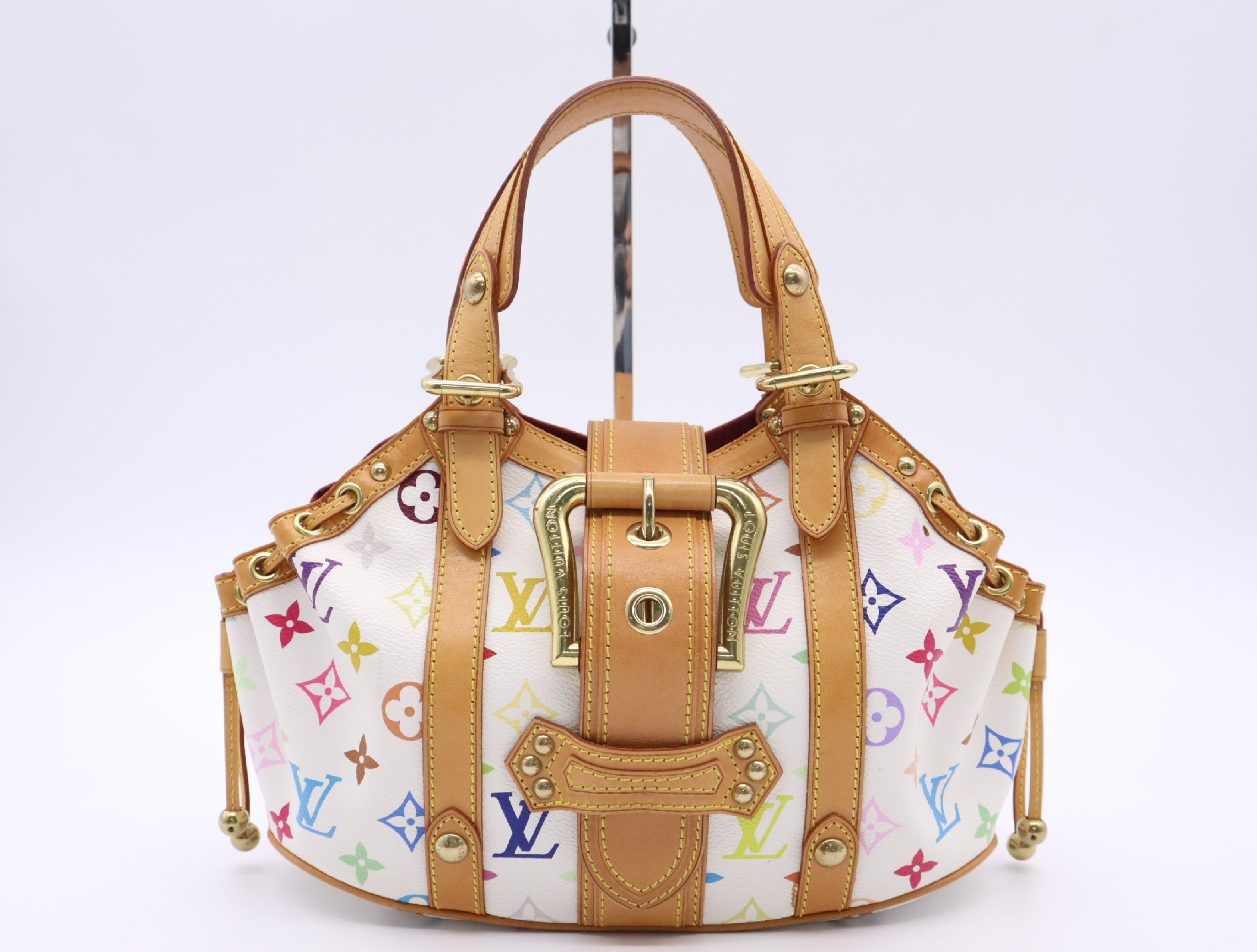 M92348 Multicolor Teda PM Blanc Handbag