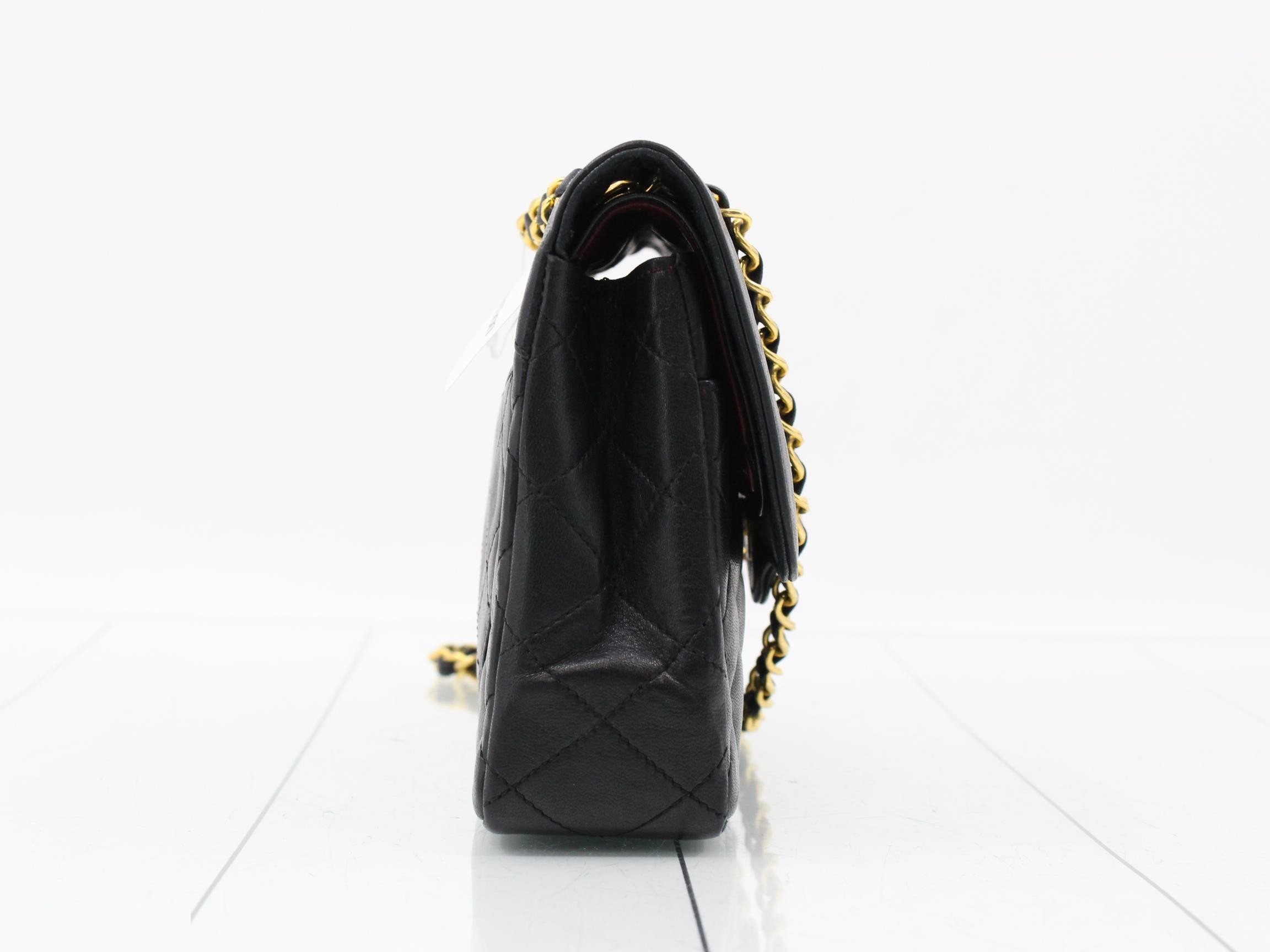 Paris Limited Edition Double Flap Matelassé Bag, Black — view 4
