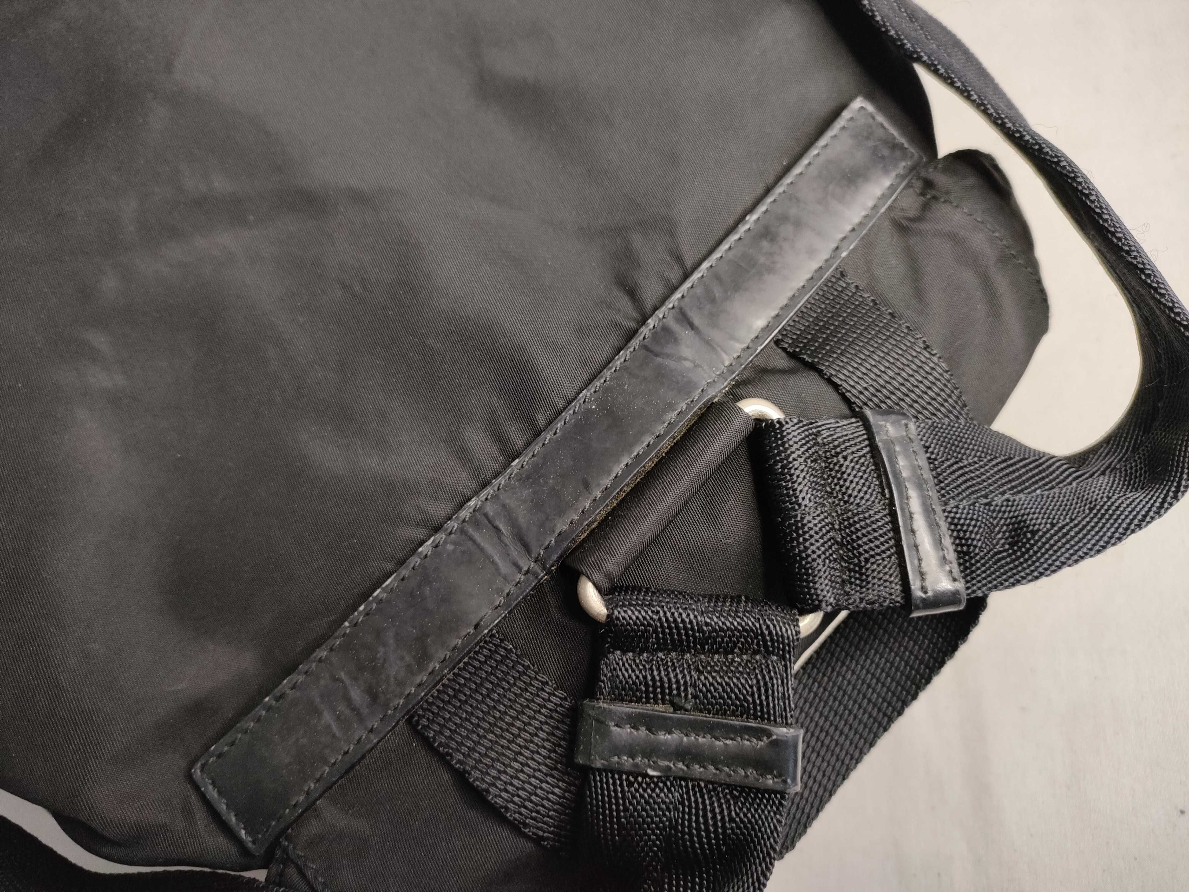 nylon backpack, black, small size. — view 5