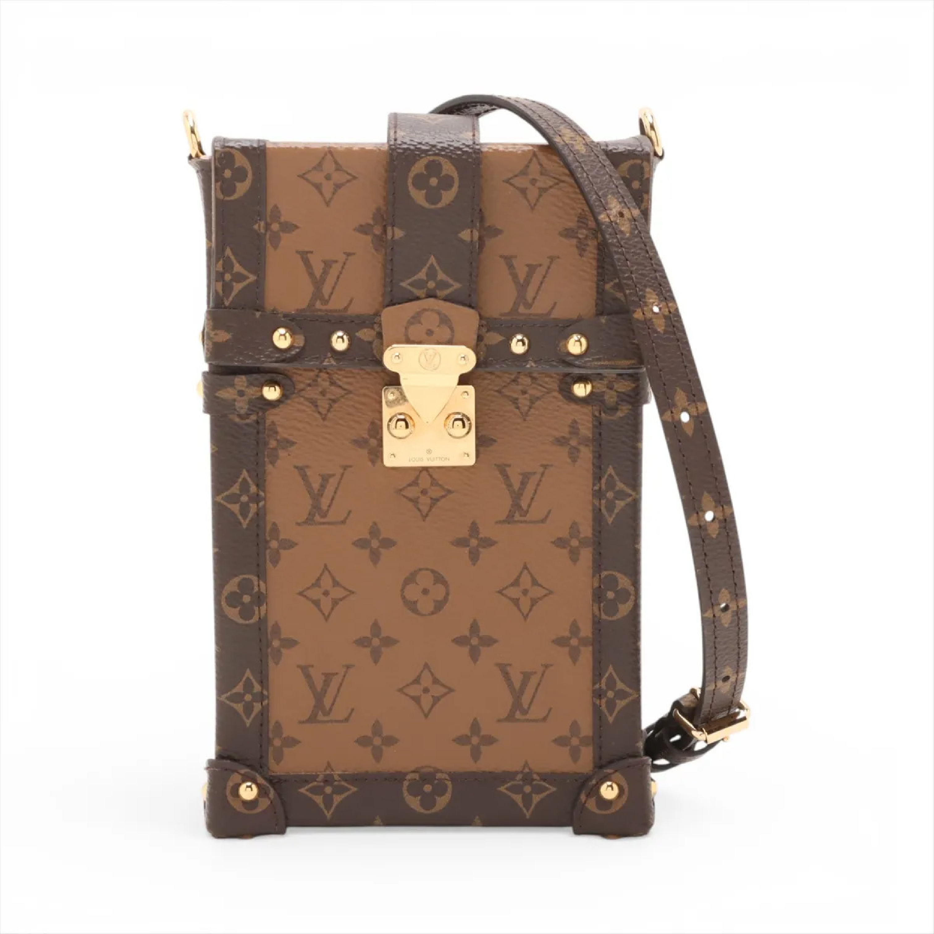 Monogram Reverse Pochette Trunk Vertical M67873 RFID detected shoulder bag