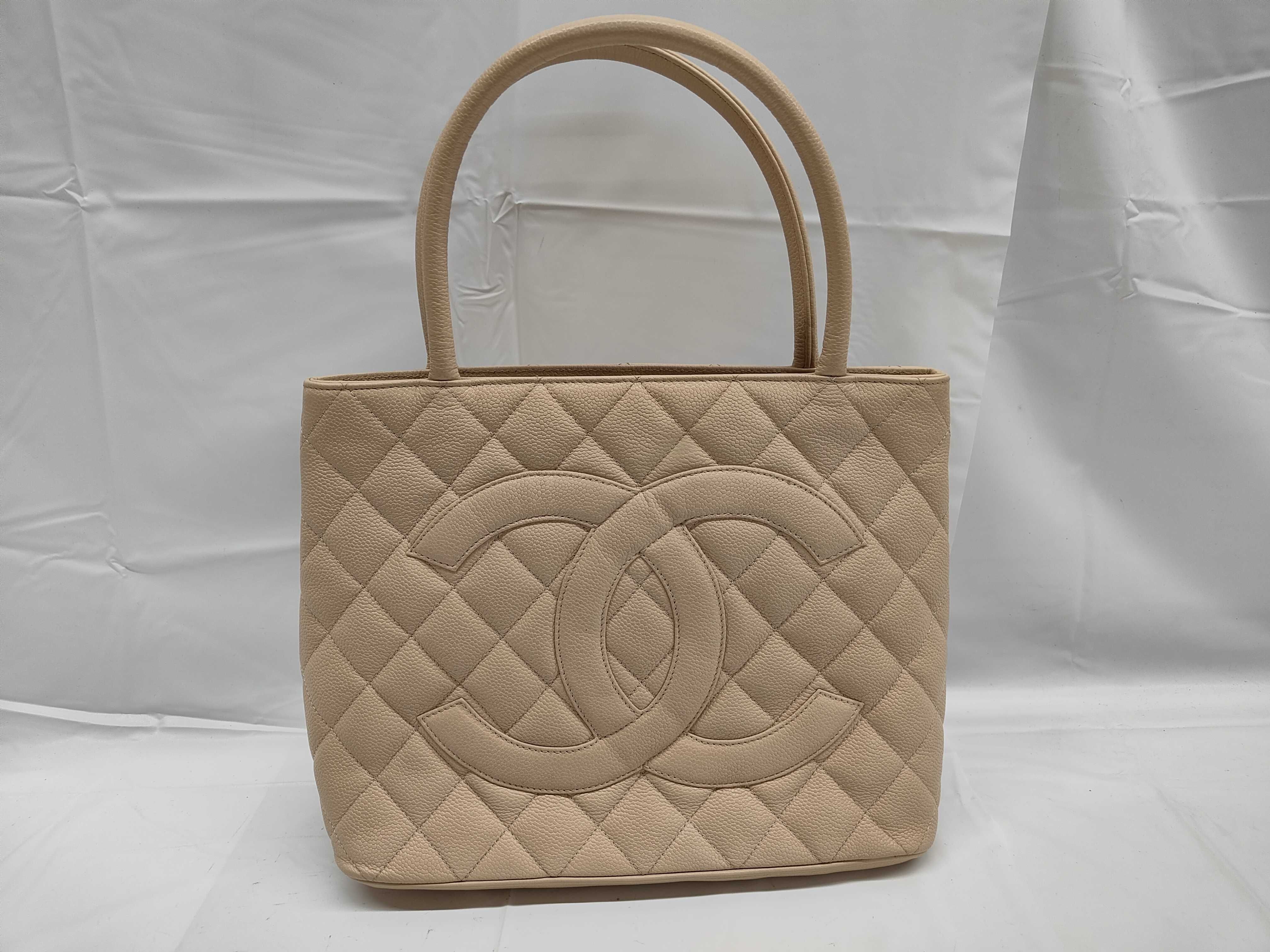 Caviar Skin (Bag) Reissue Tote Caviar Skin Coco Mark Tote Bag