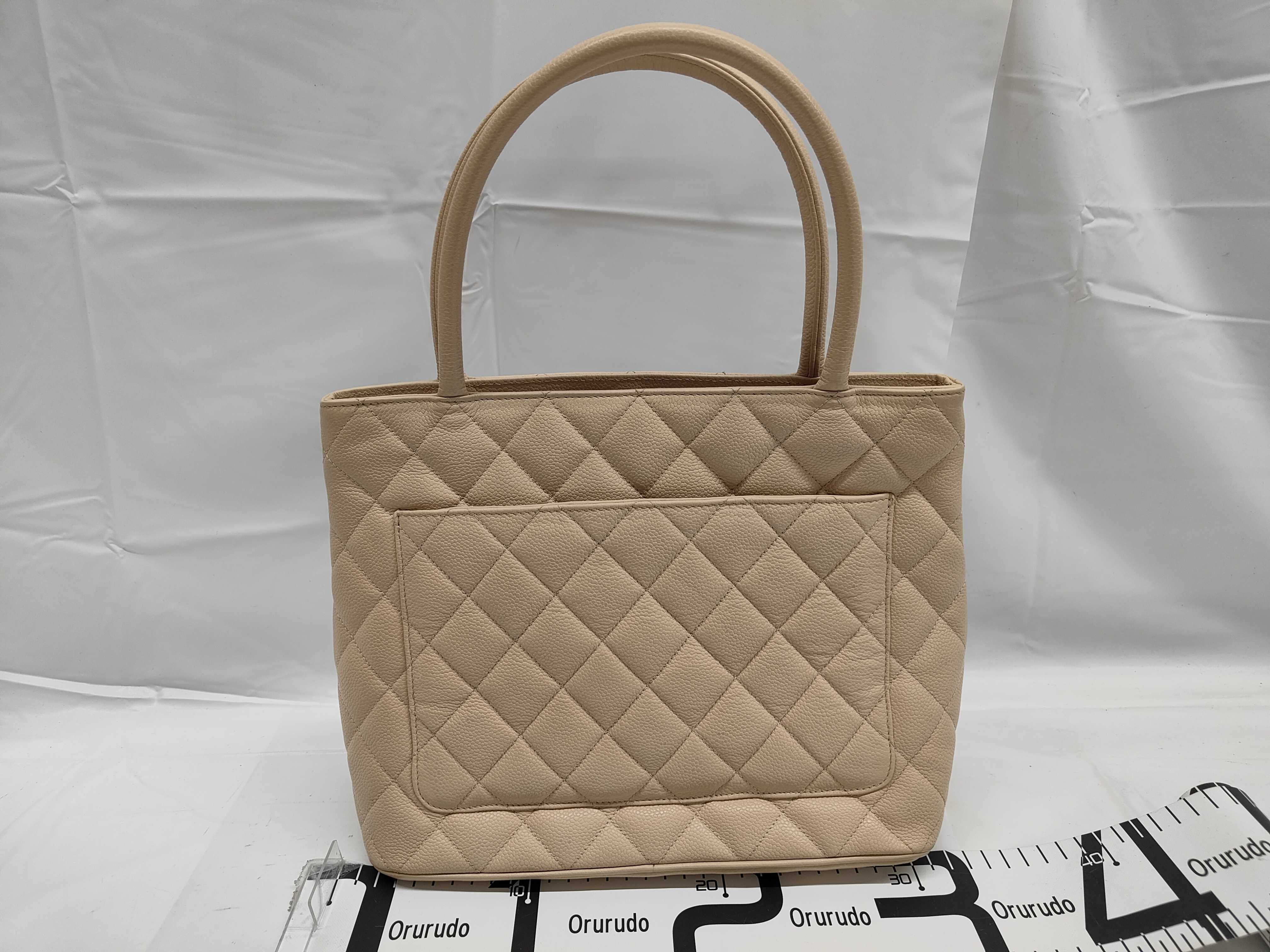 Caviar Skin (Bag) Reissue Tote Caviar Skin Coco Mark Tote Bag — view 2