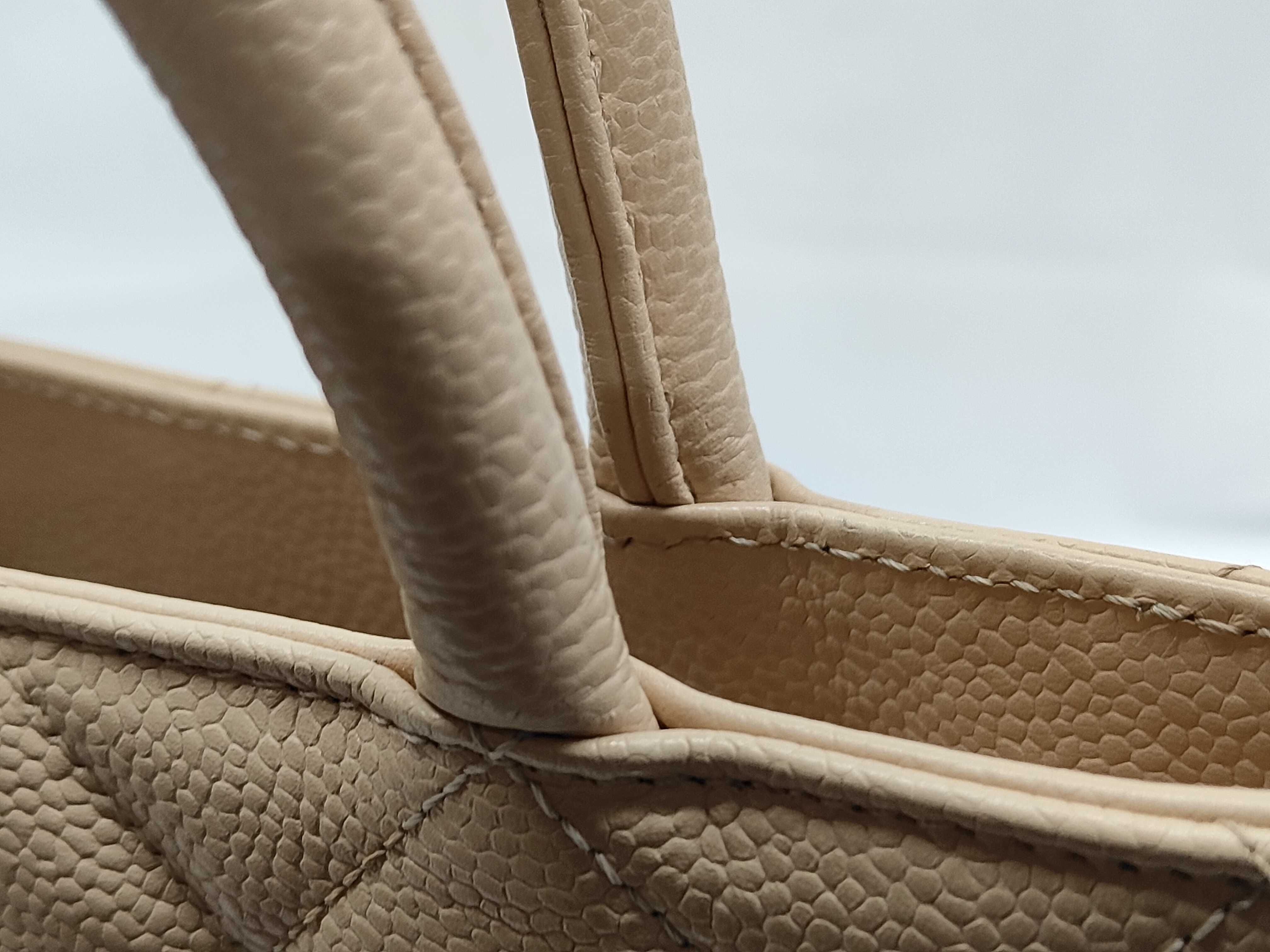 Caviar Skin (Bag) Reissue Tote Caviar Skin Coco Mark Tote Bag — view 7