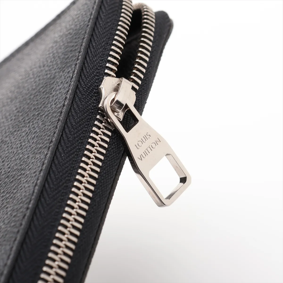 Damier Graphite Zippy Wallet Vertical N63095 CA2152 Black Round Zip Wallet with Initials — view 10