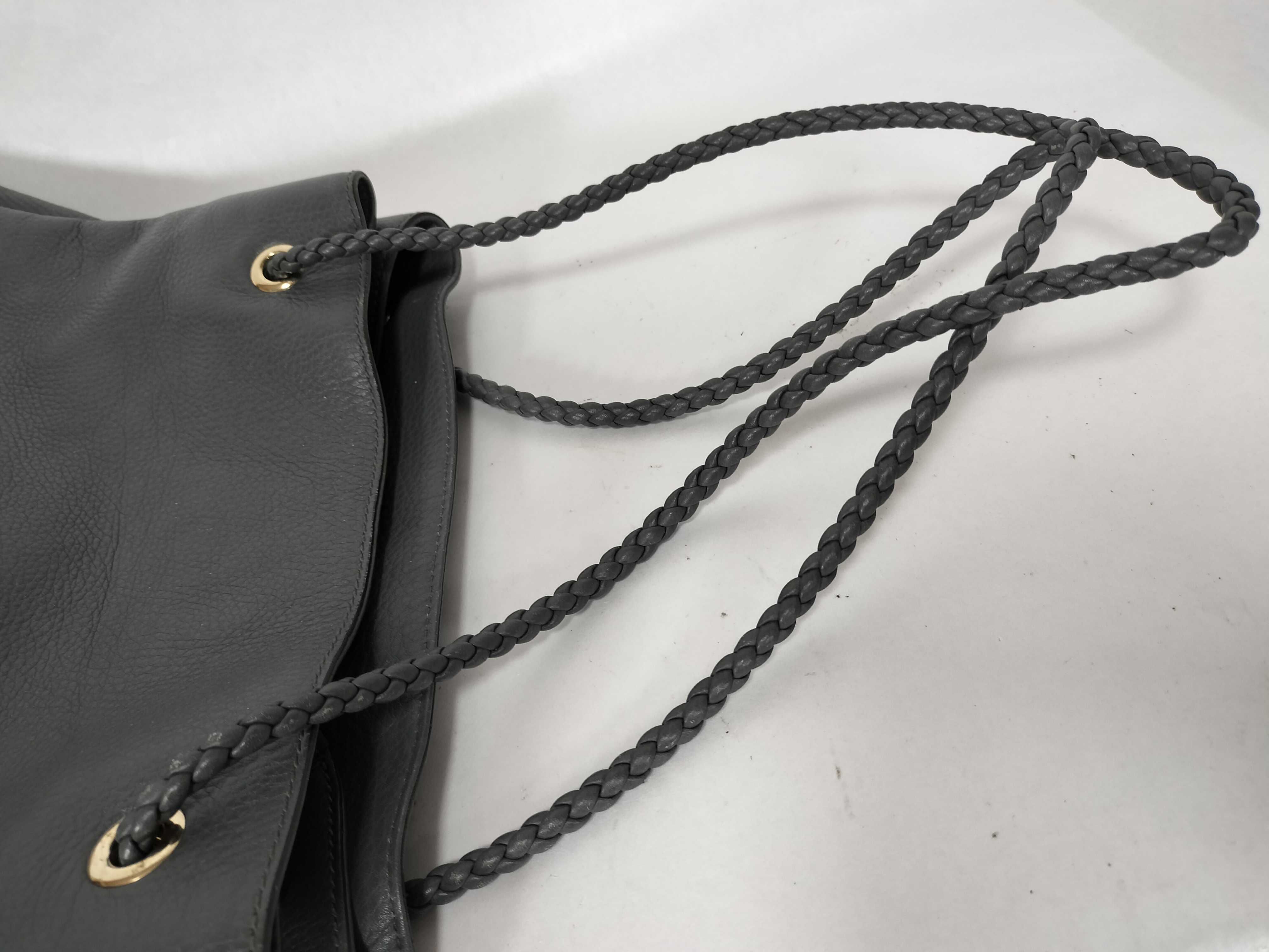 Leather Tote Bag, Gray Tote Bag — view 3