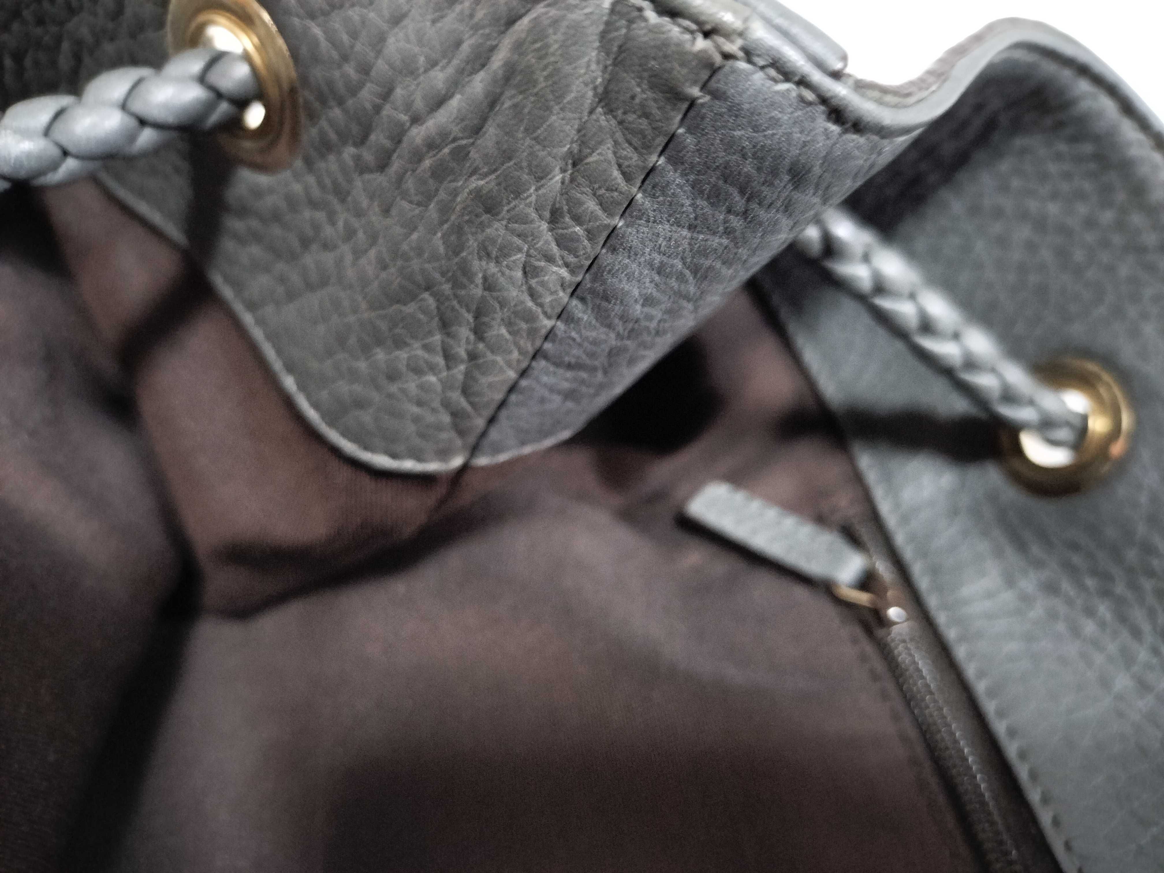 Leather Tote Bag, Gray Tote Bag — view 10