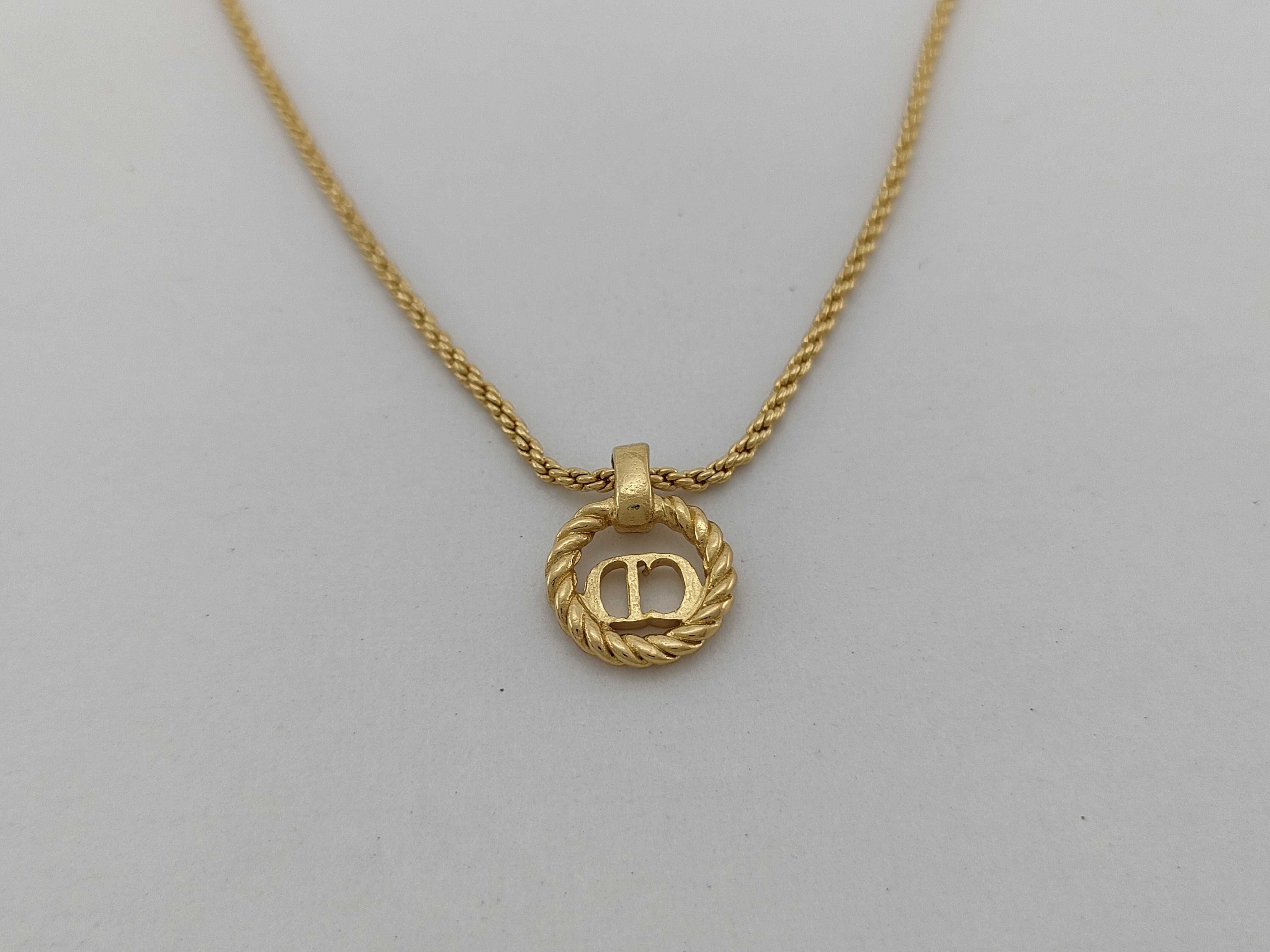 Circle CD Necklace — view 2