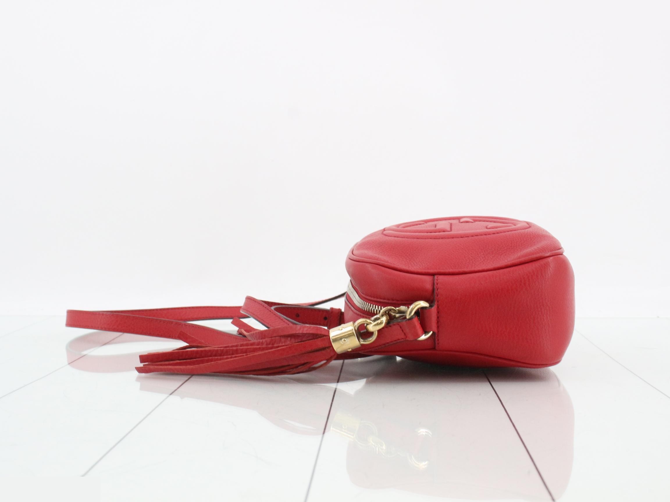 Soho Small Disco Bag, Red, 20 x 15 x 8 cm — view 4
