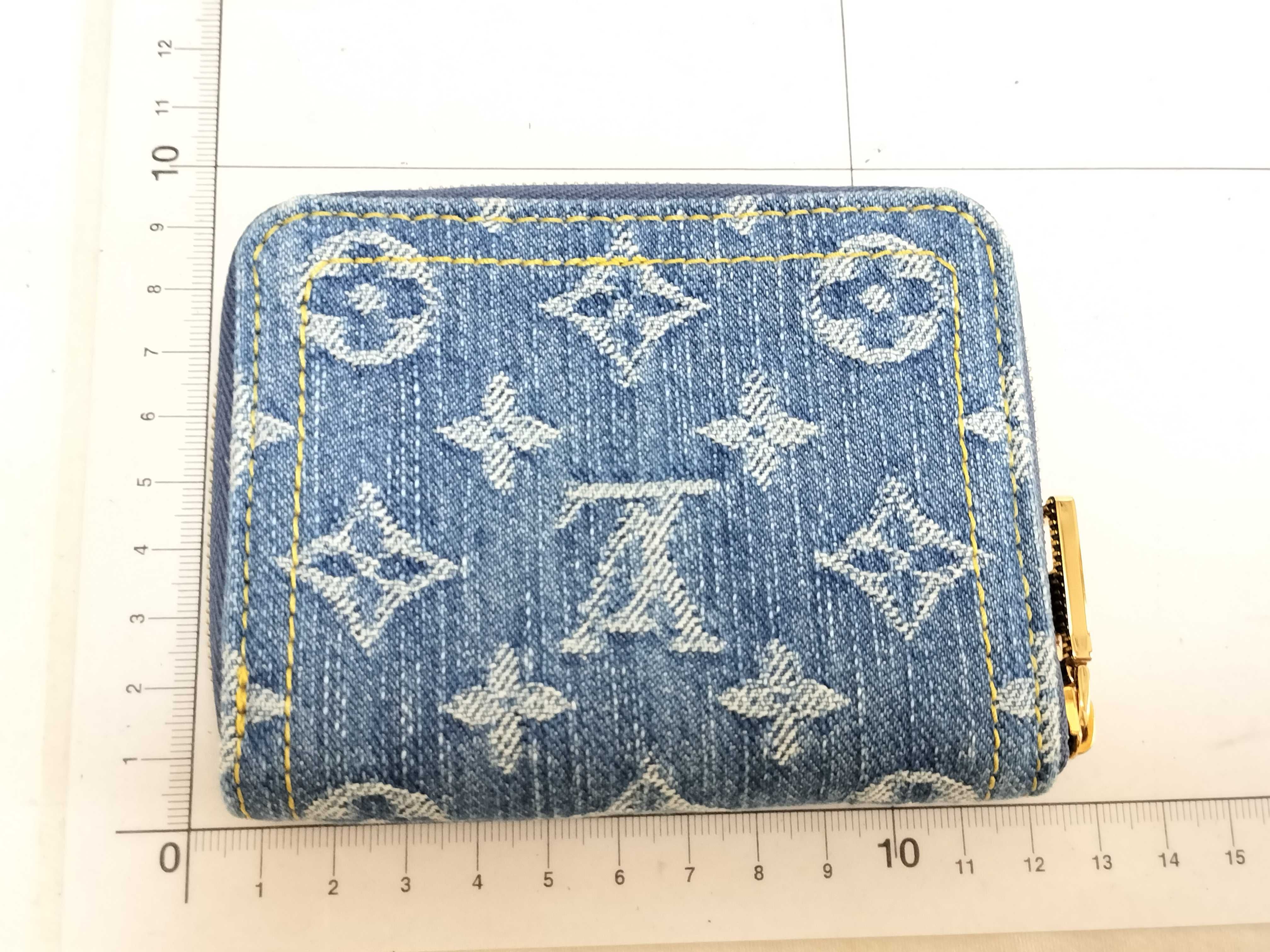 Monogram Denim M82957 Monogram Denim Zippy Coin Purse Wallet — view 2