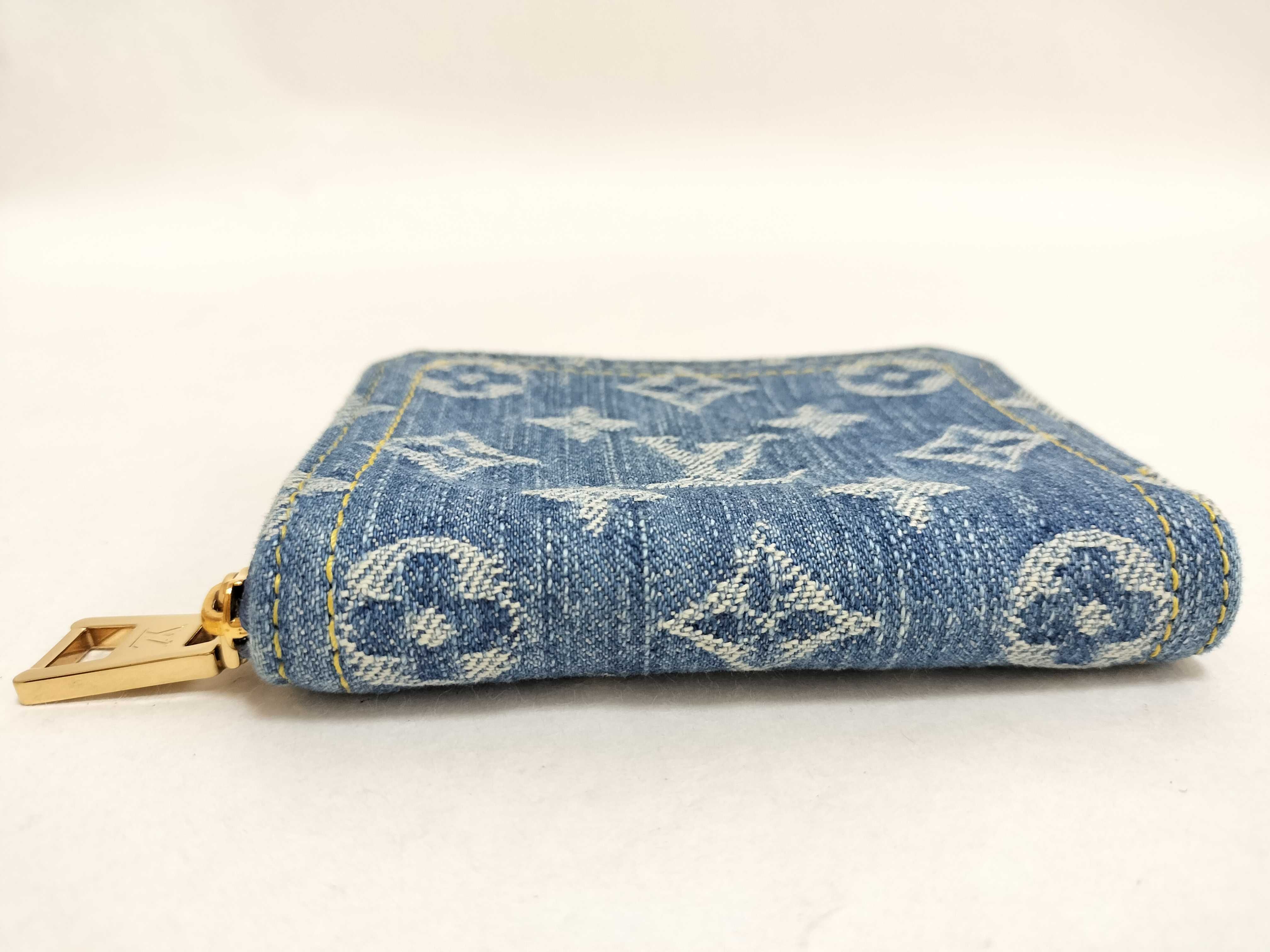Monogram Denim M82957 Monogram Denim Zippy Coin Purse Wallet — view 3