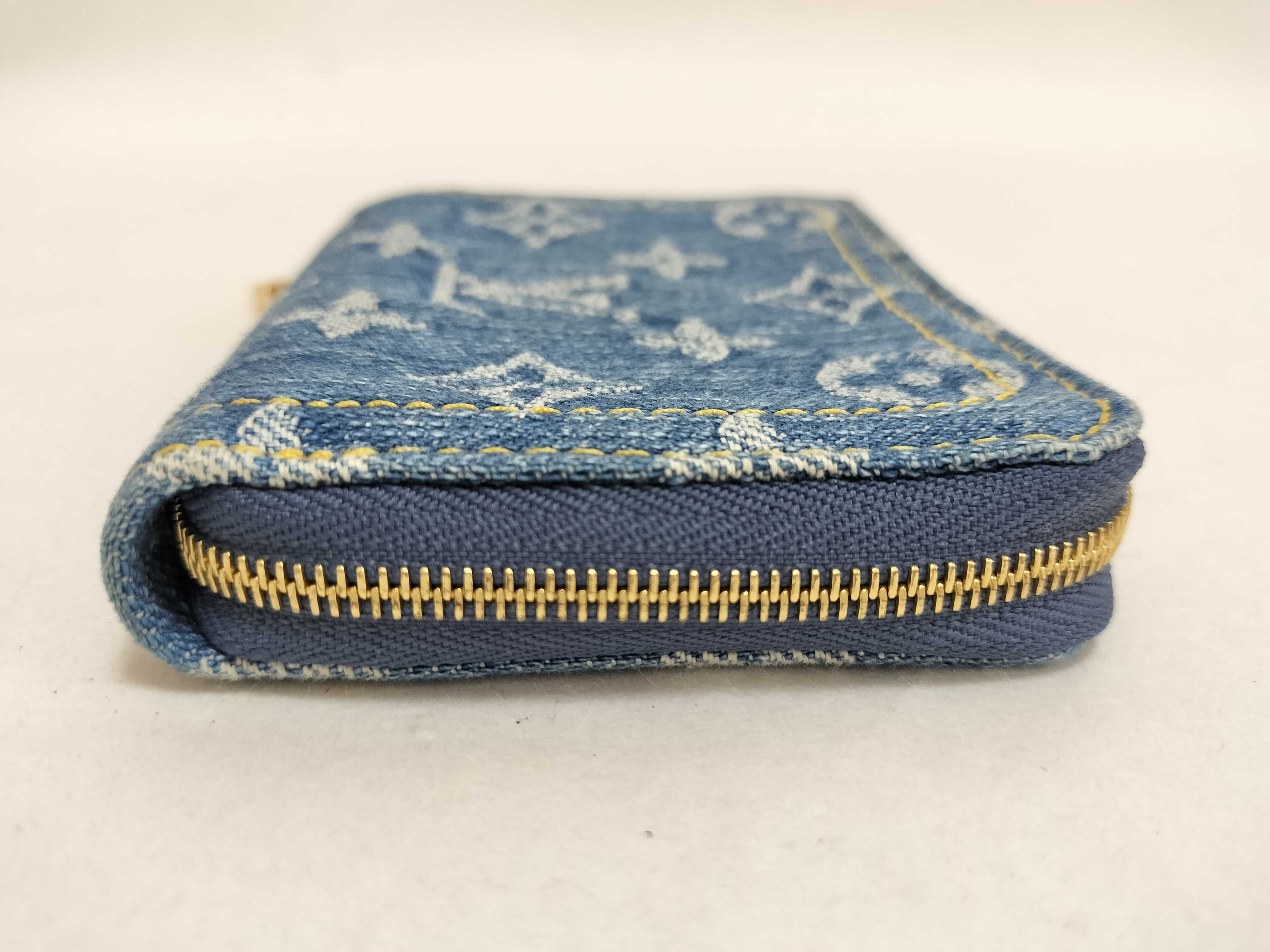 Monogram Denim M82957 Monogram Denim Zippy Coin Purse Wallet — view 5