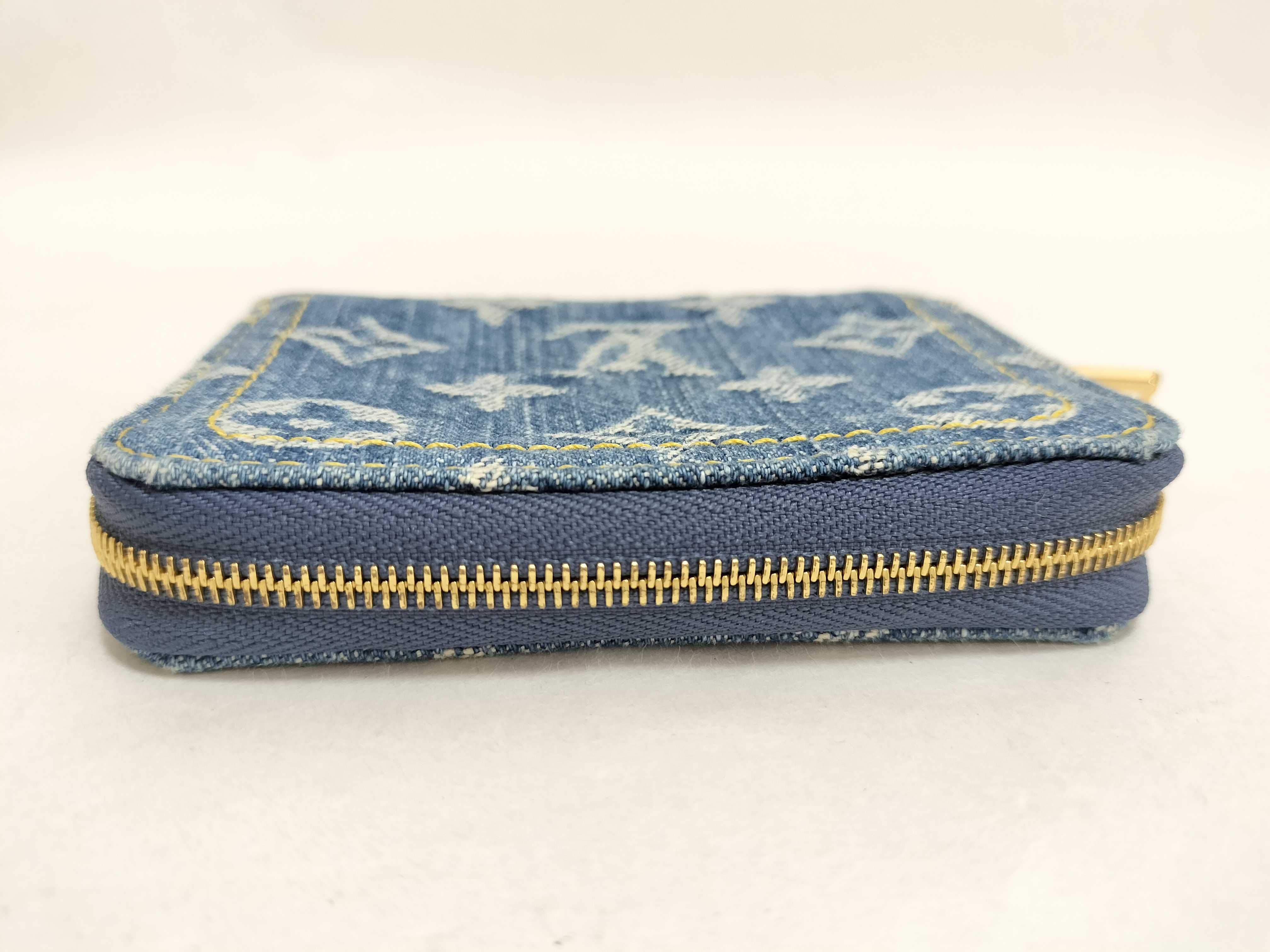 Monogram Denim M82957 Monogram Denim Zippy Coin Purse Wallet — view 6