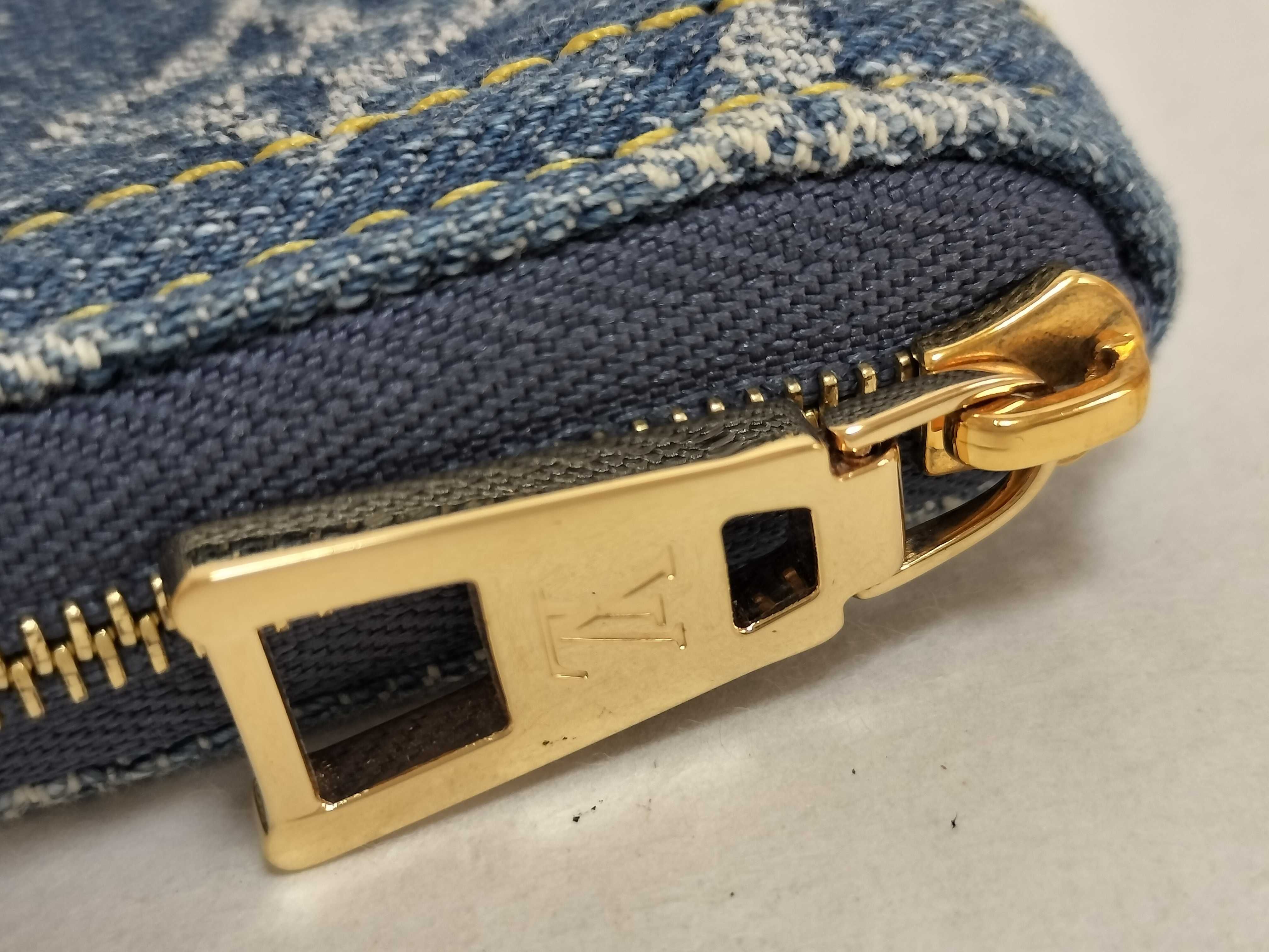 Monogram Denim M82957 Monogram Denim Zippy Coin Purse Wallet — view 8