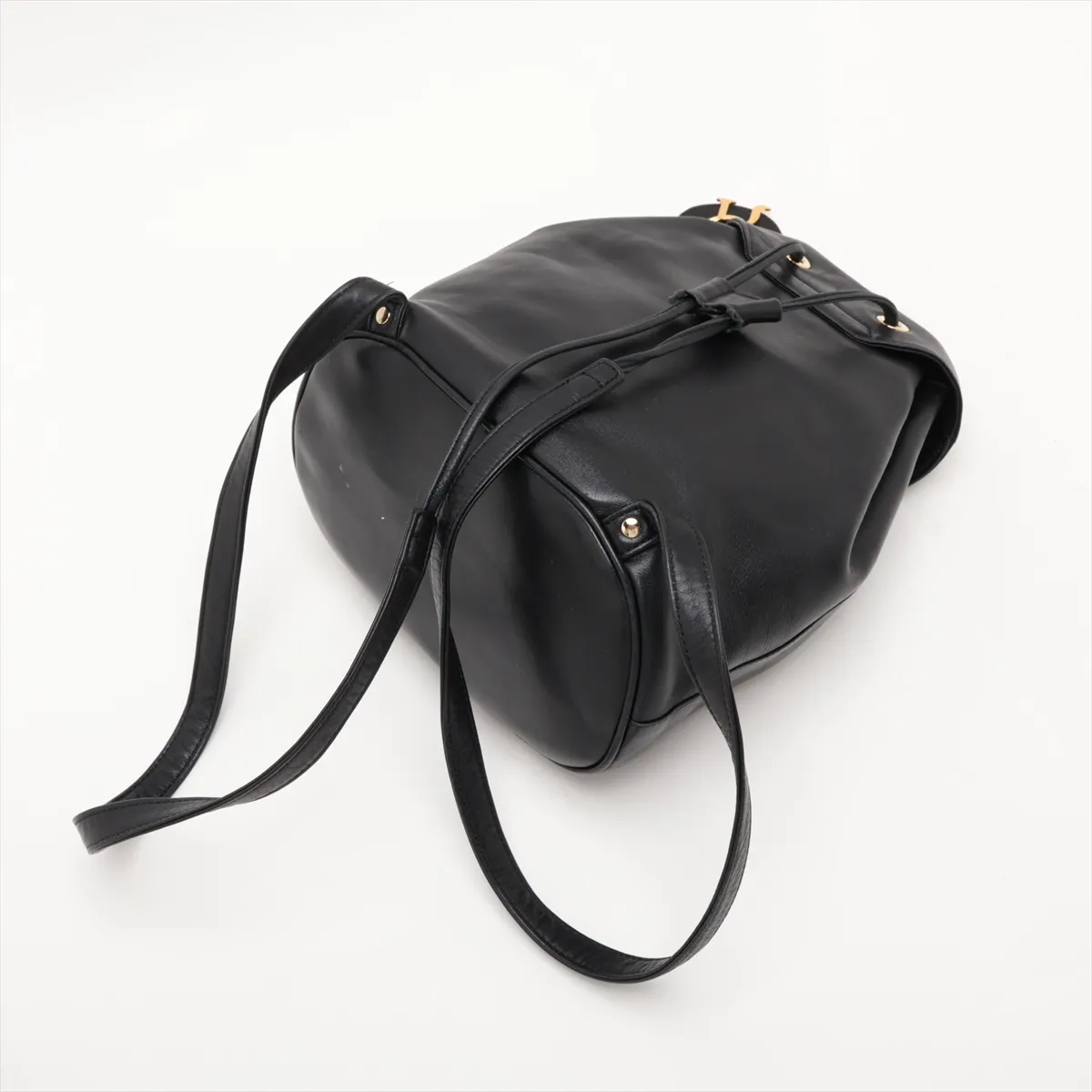 Lady Dior Leather Backpack/Rucksack, Black — view 5