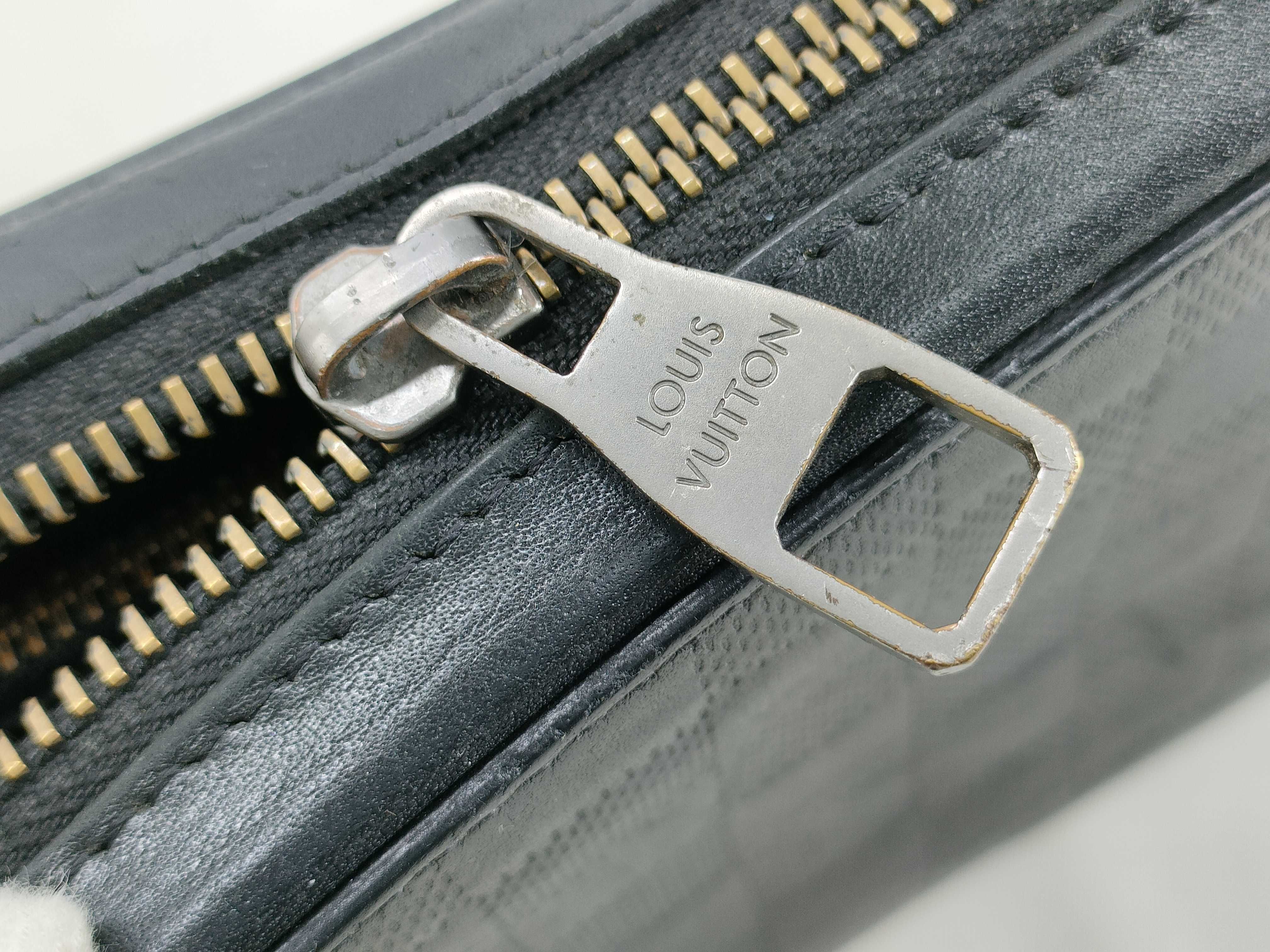 Damier Infini Zippy XL Round Zipper Long Wallet N61254 CA2123 — view 14