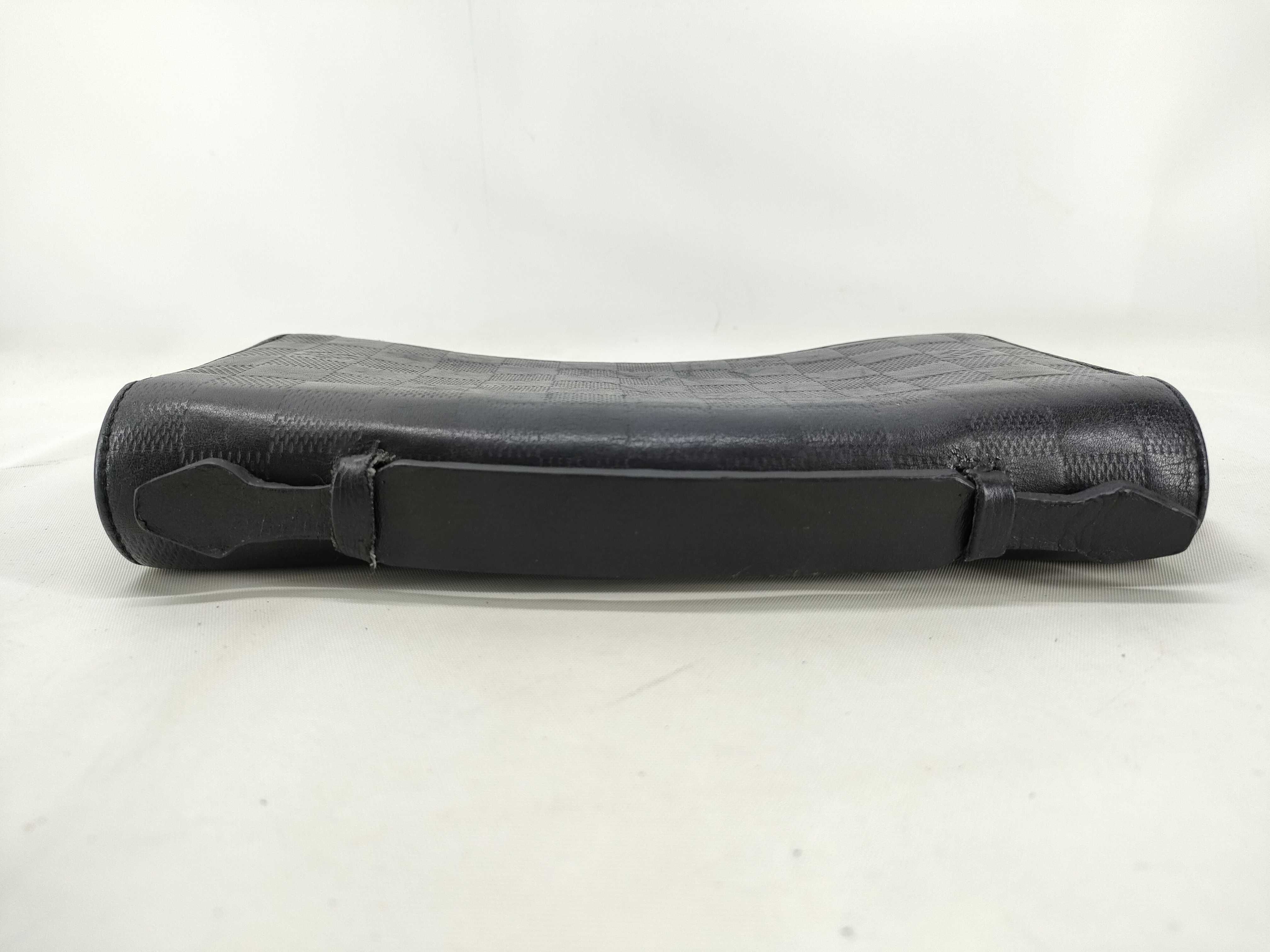 Damier Infini Zippy XL Round Zipper Long Wallet N61254 CA2123 — view 5