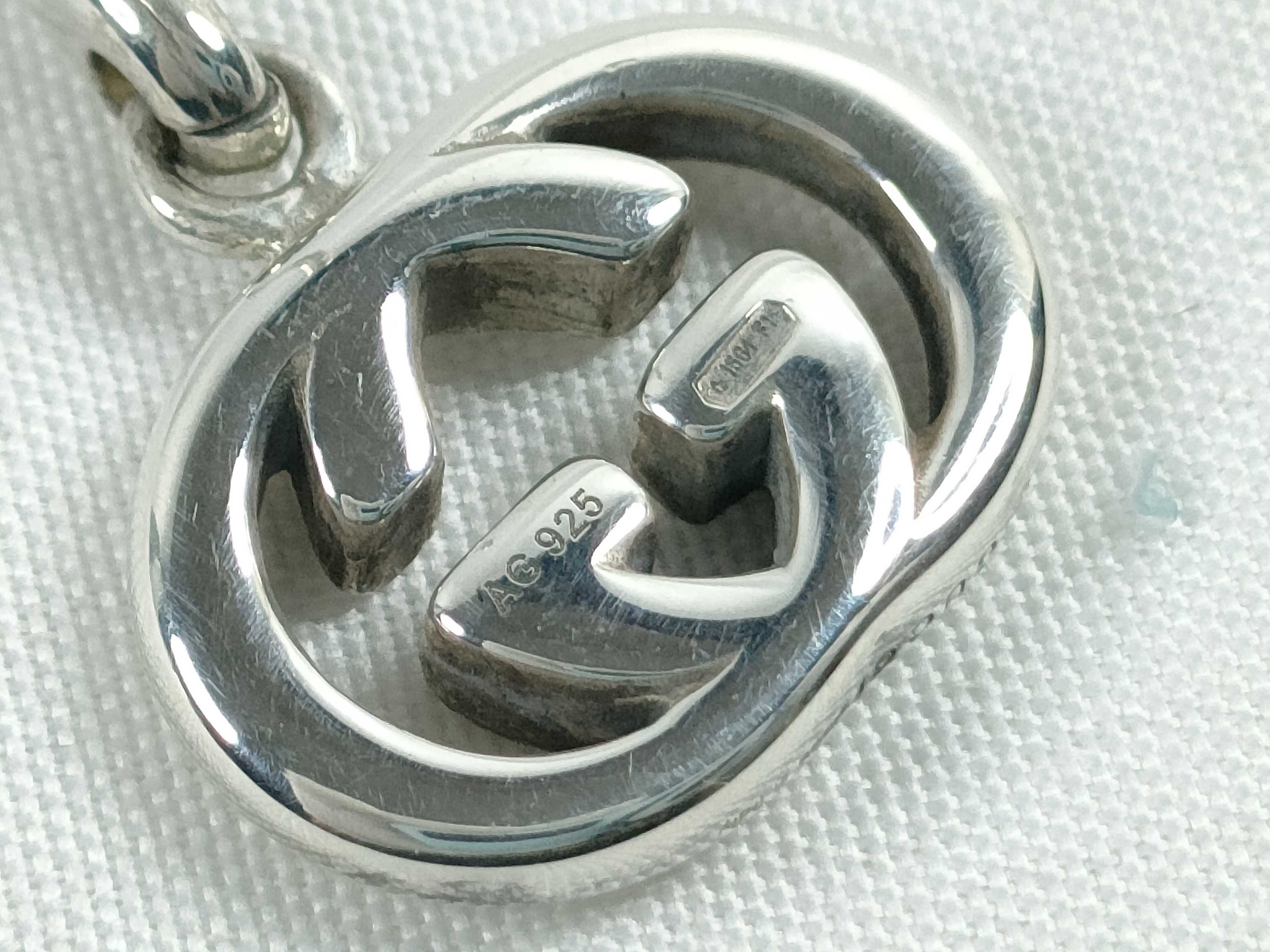 Interlocking G Silver 925 Earrings — view 6