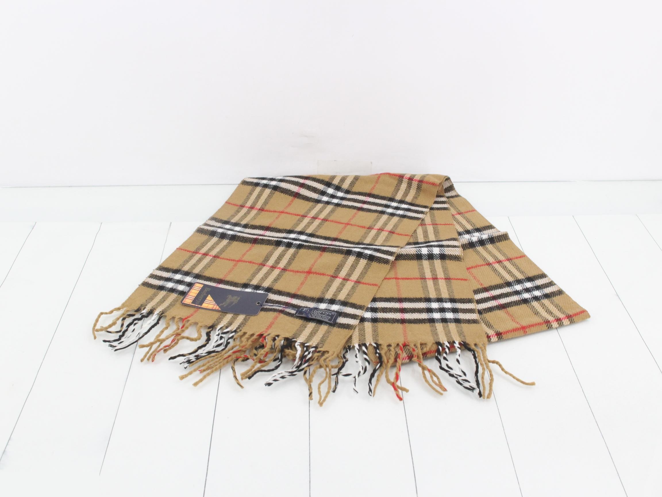 Nova Check Scarf - Brown — view 2