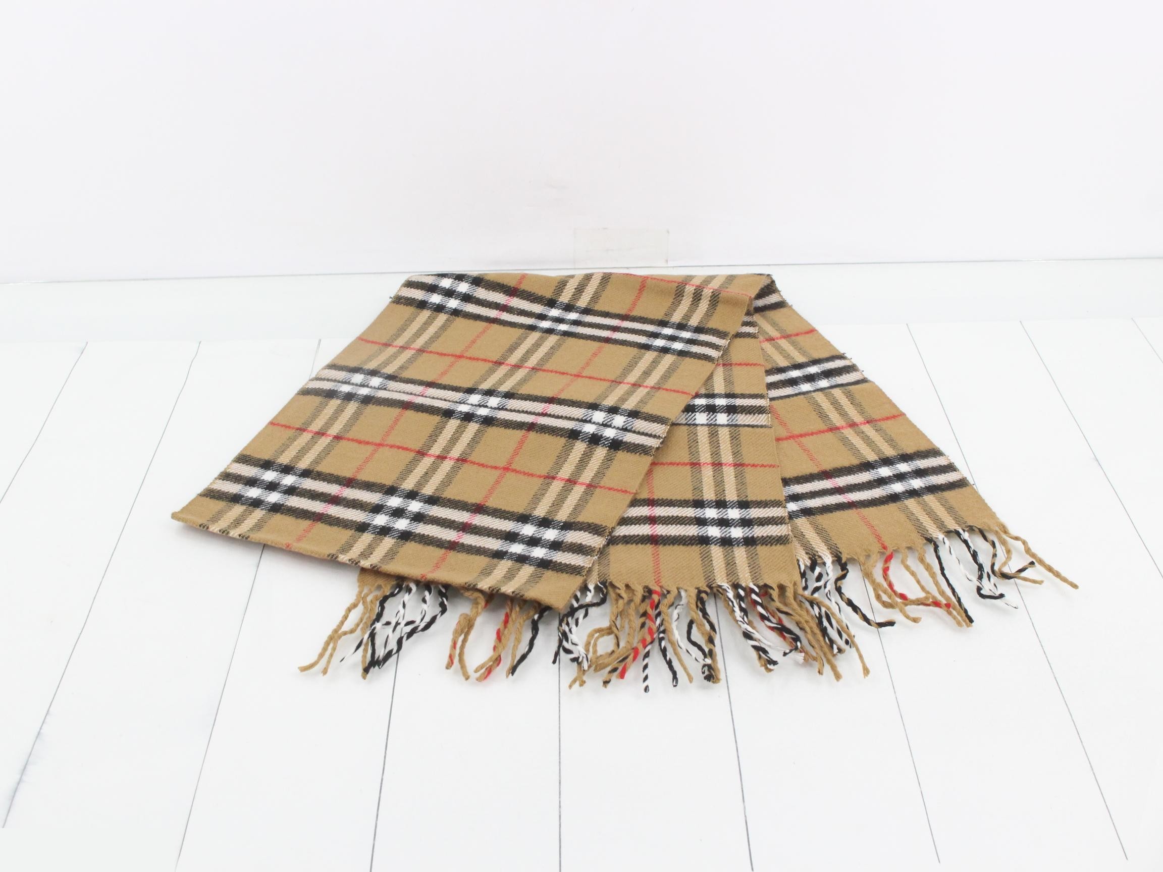 Nova Check Scarf - Brown — view 3